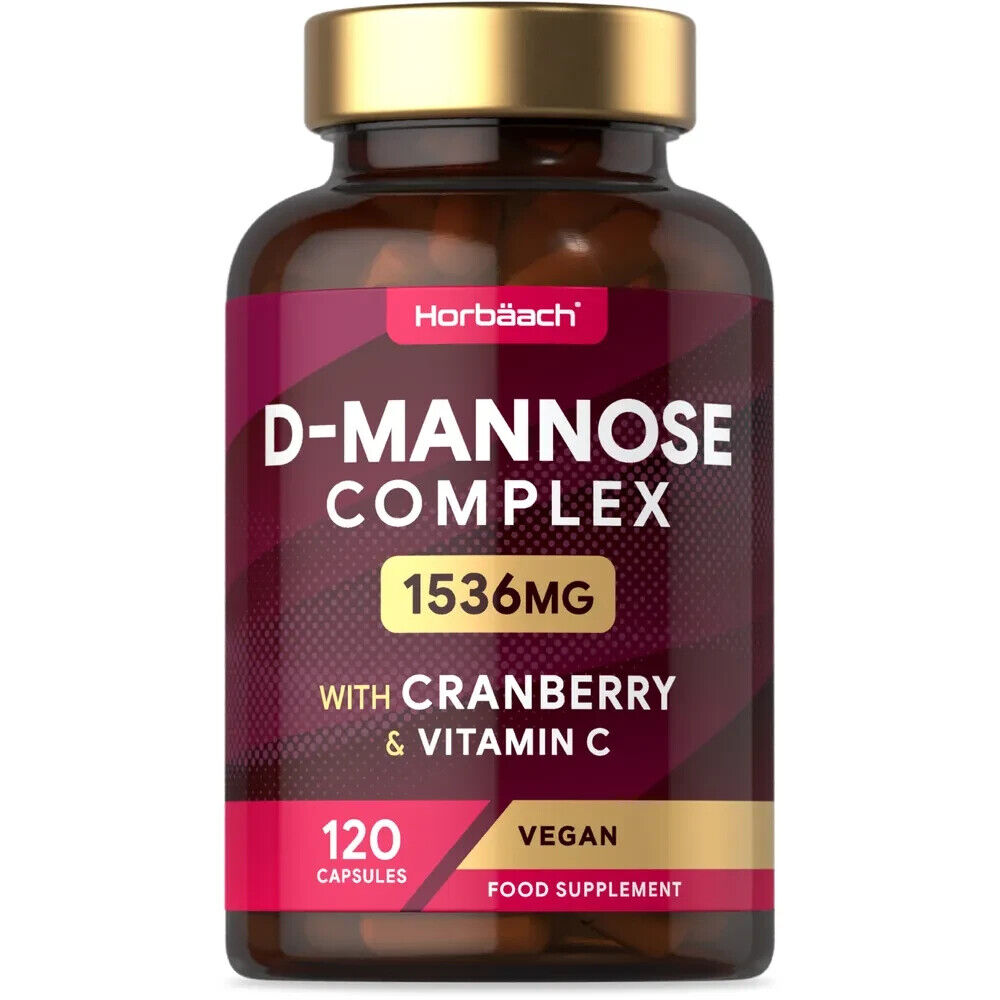 D-Mannose and Cranberry Complex 1536 mg | 120 Capsules