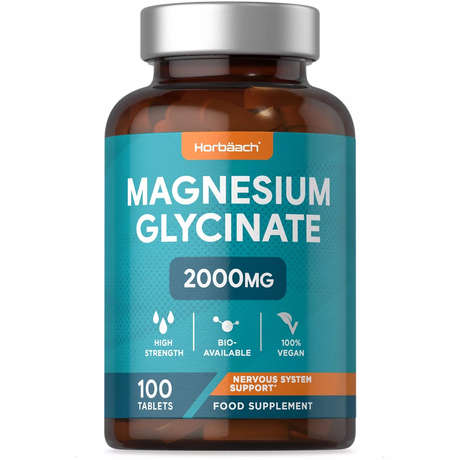 Magnesium Glycinate 2000 mg | 100 Tablets