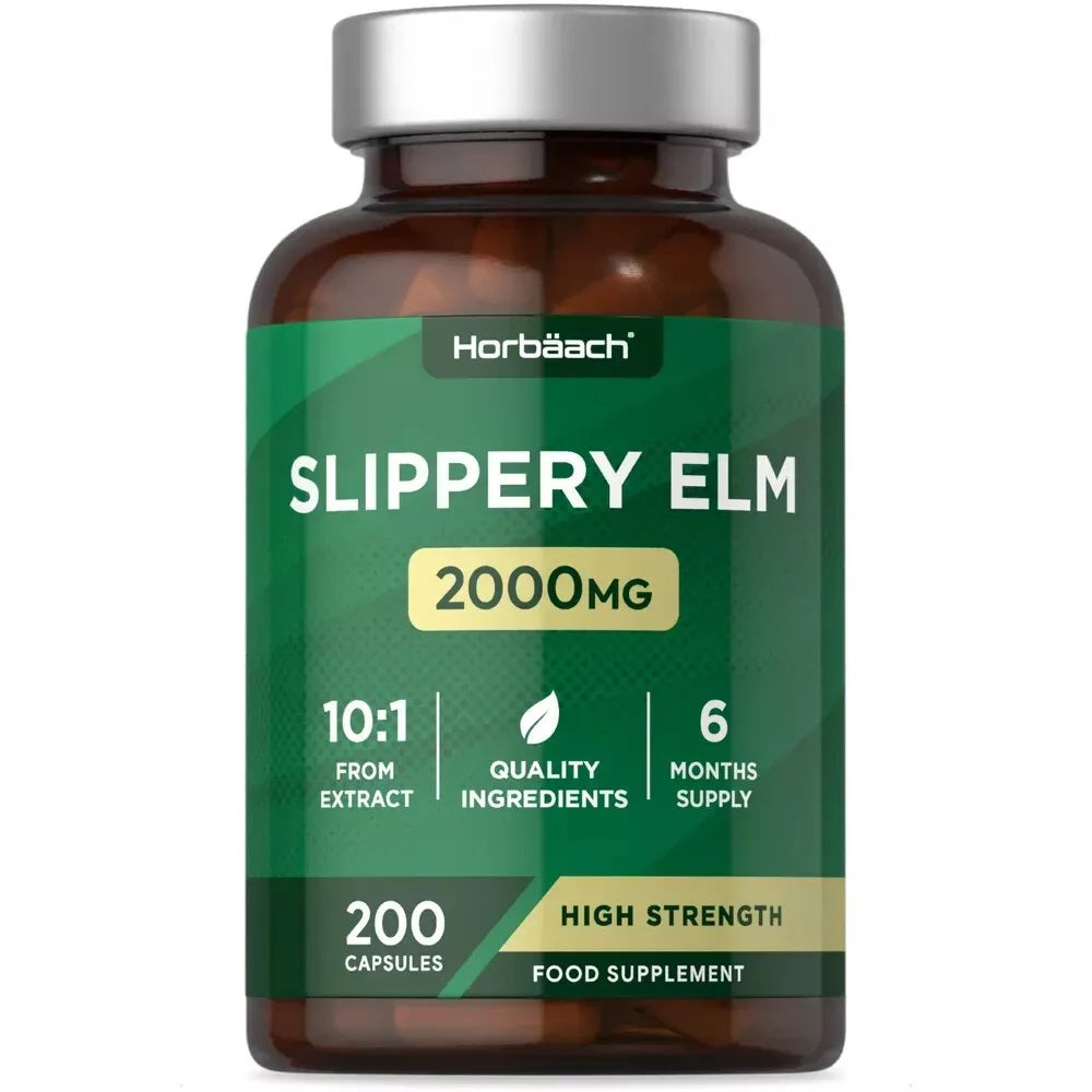 Slippery Elm 2000 mg | 200 Capsules