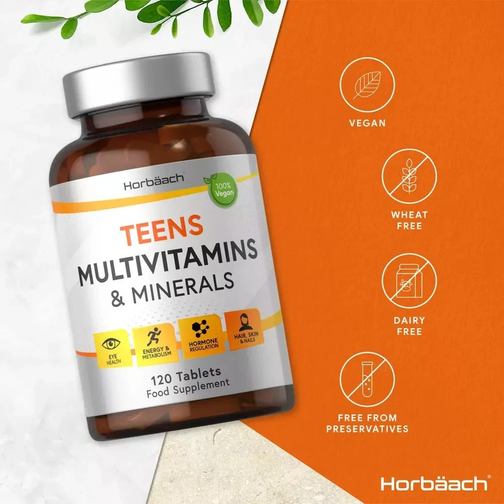 Multivitamins and Minerals for Teens | 120 Tablets