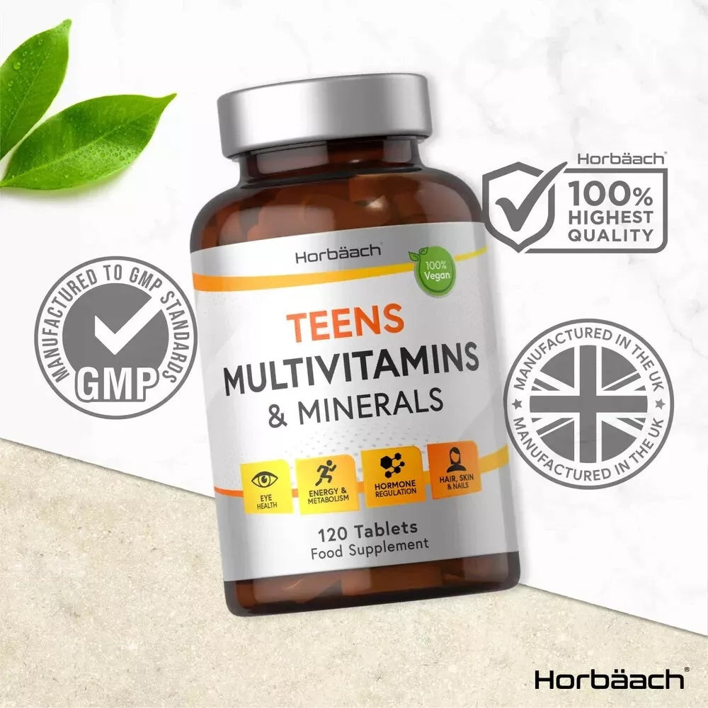 Multivitamins and Minerals for Teens | 120 Tablets