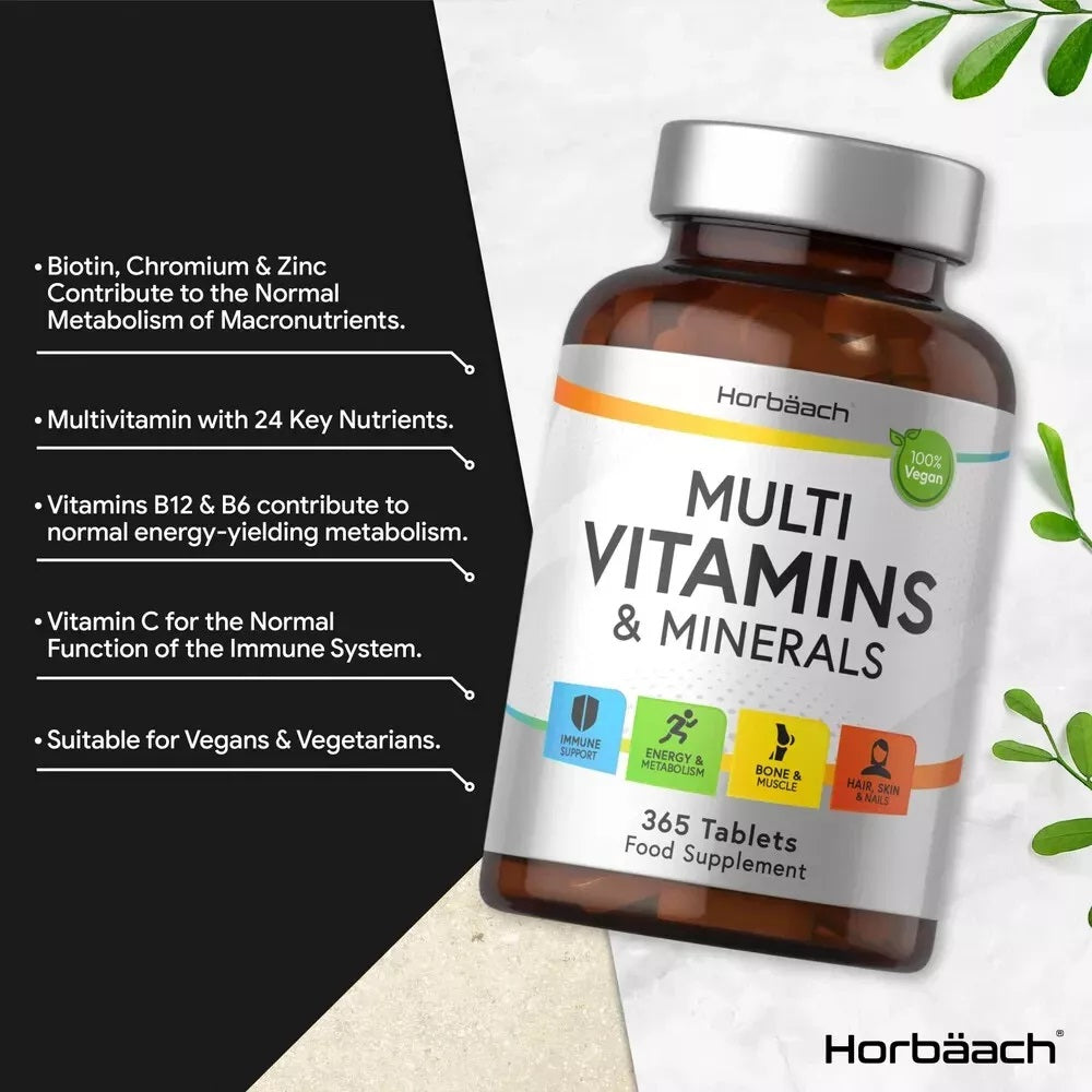 Multivitamins and Minerals | 365 Tablets