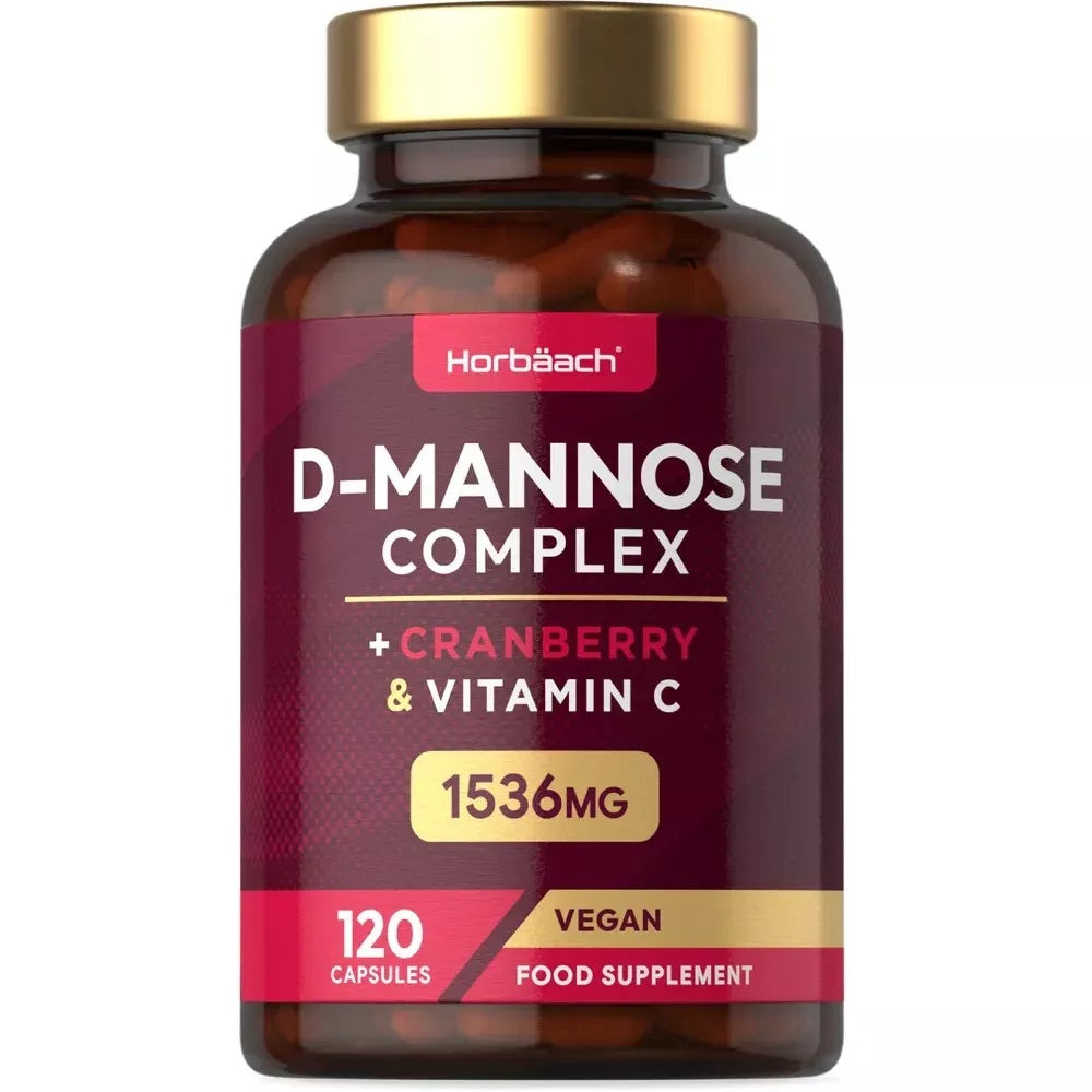 D-Mannose and Cranberry Complex 1536 mg | 120 Capsules