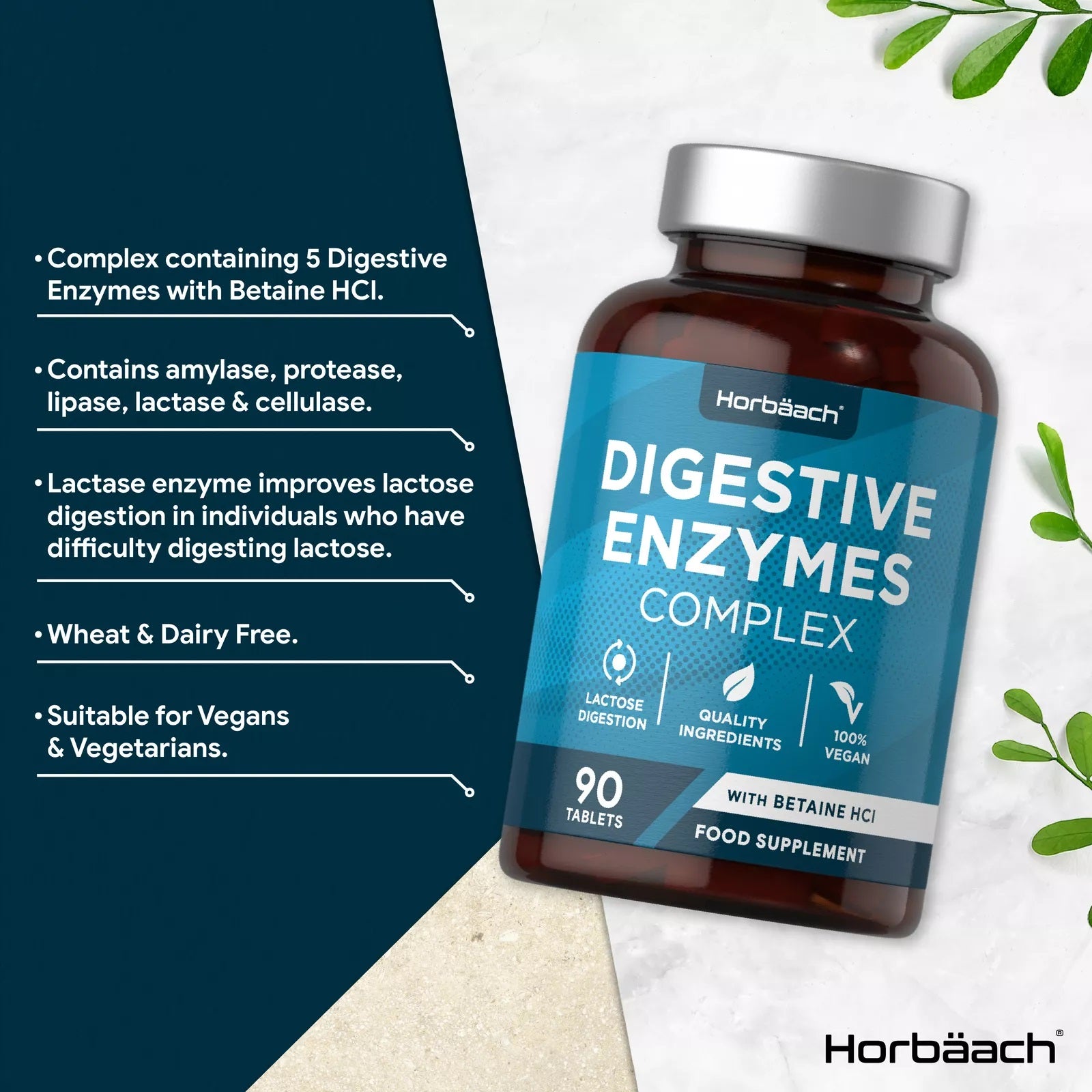 Digestive Enzymes Complex | 90 Tablets