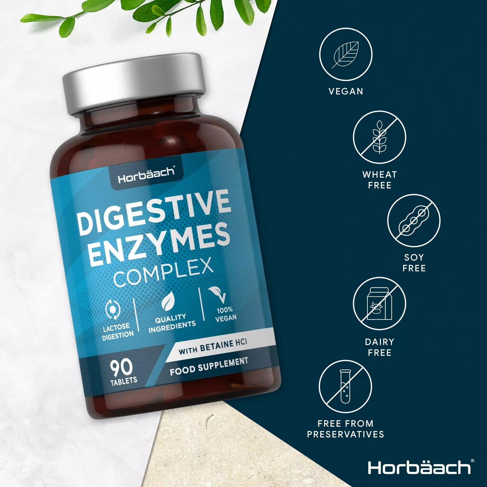 Digestive Enzymes Complex | 90 Tablets