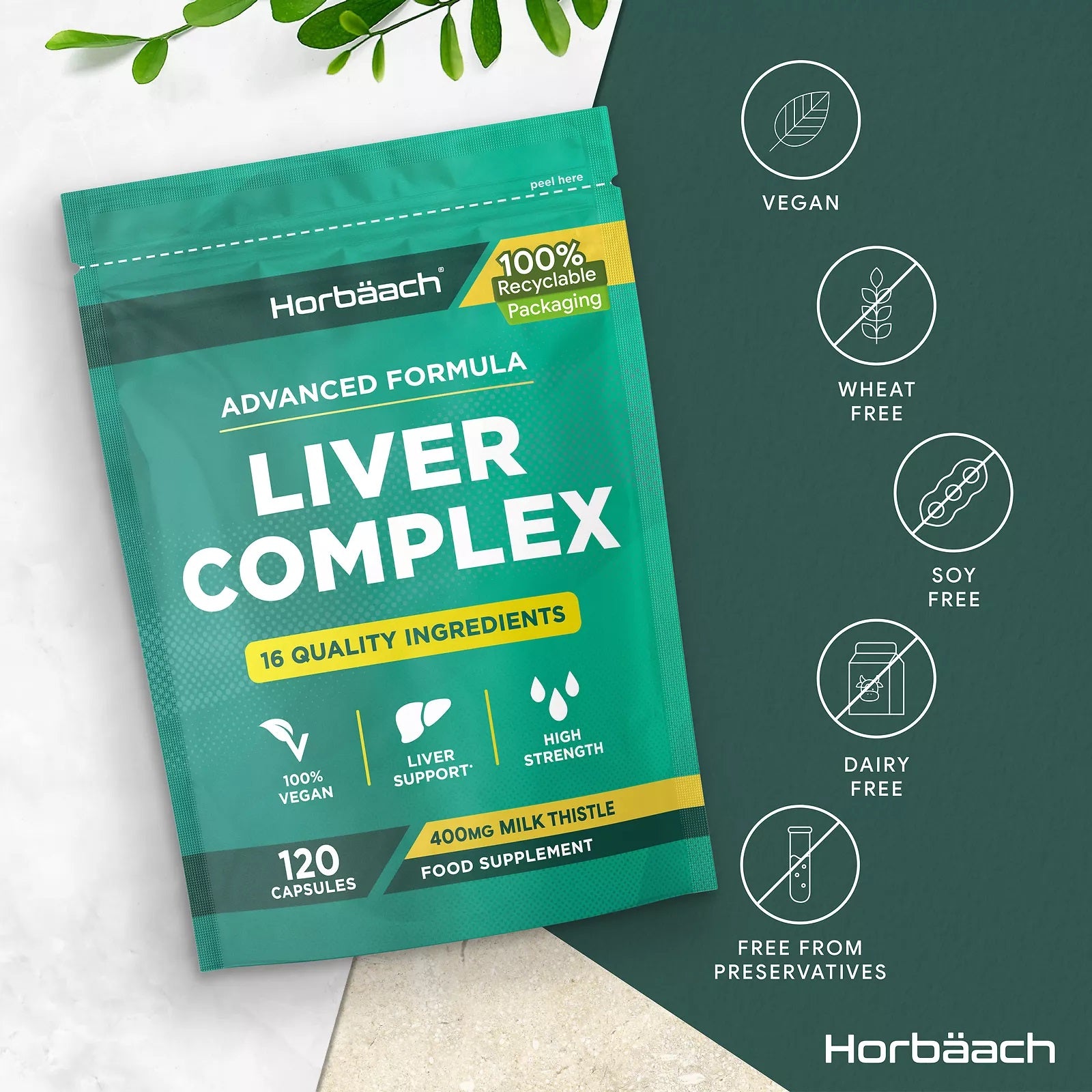 Liver Support Complex | 120 Capsules