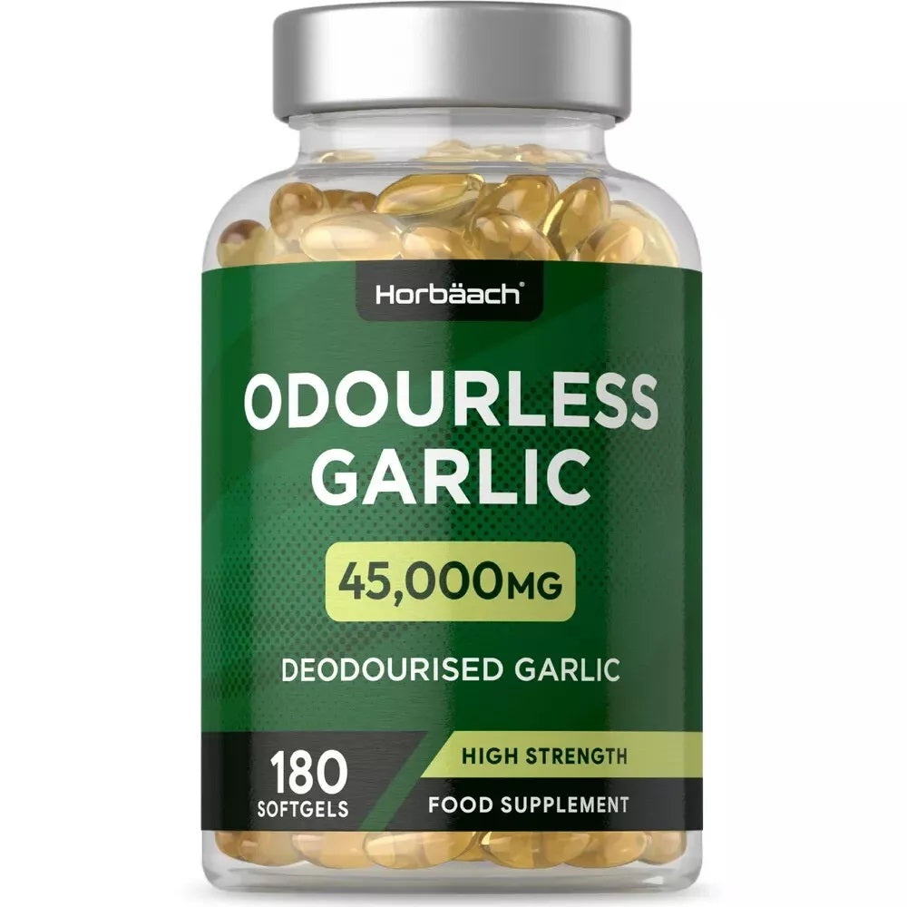 Odourless Garlic 45,000 mg | 180 Softgels