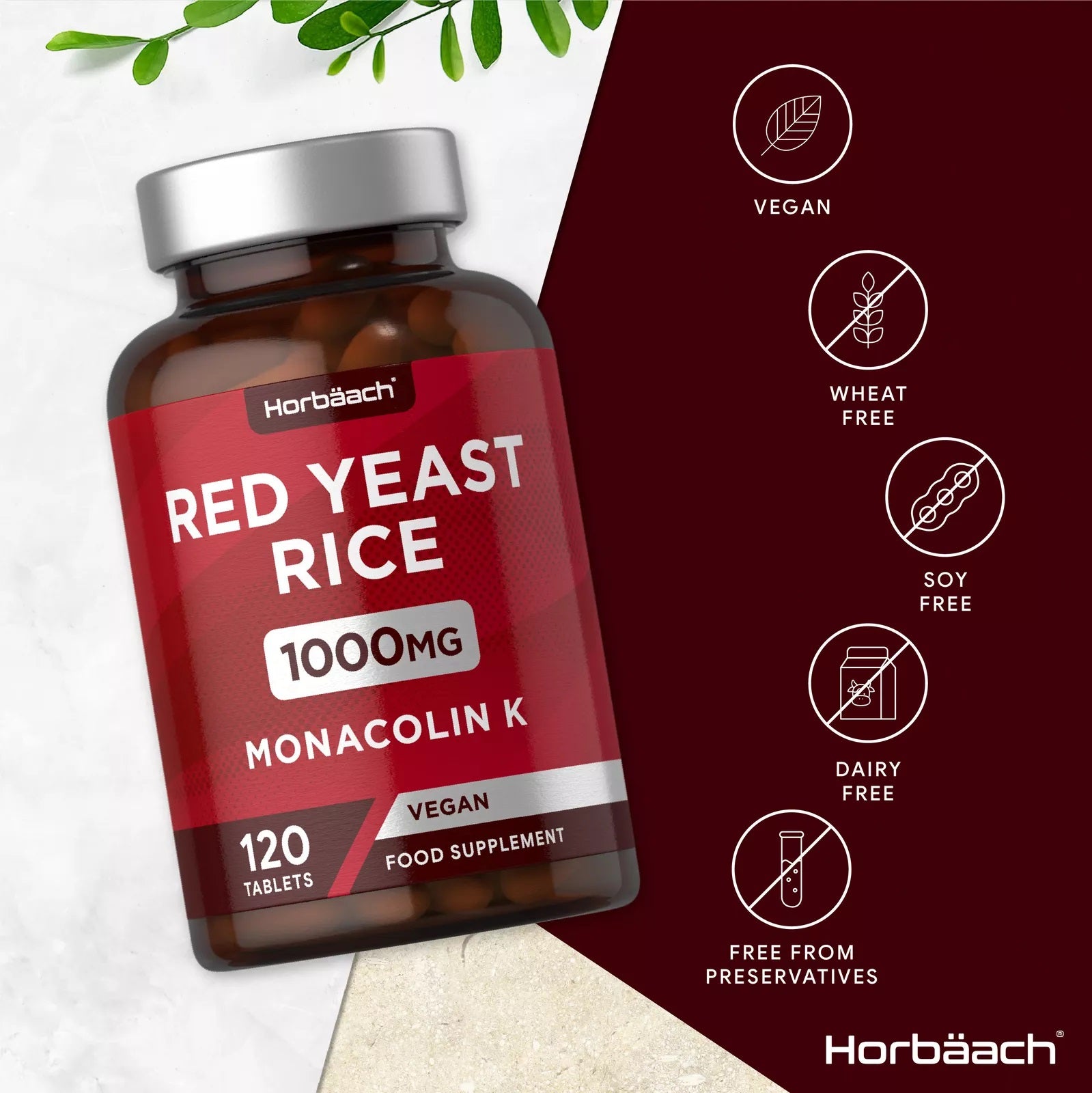 Red Yeast Rice 1000 mg | 120 Tablets