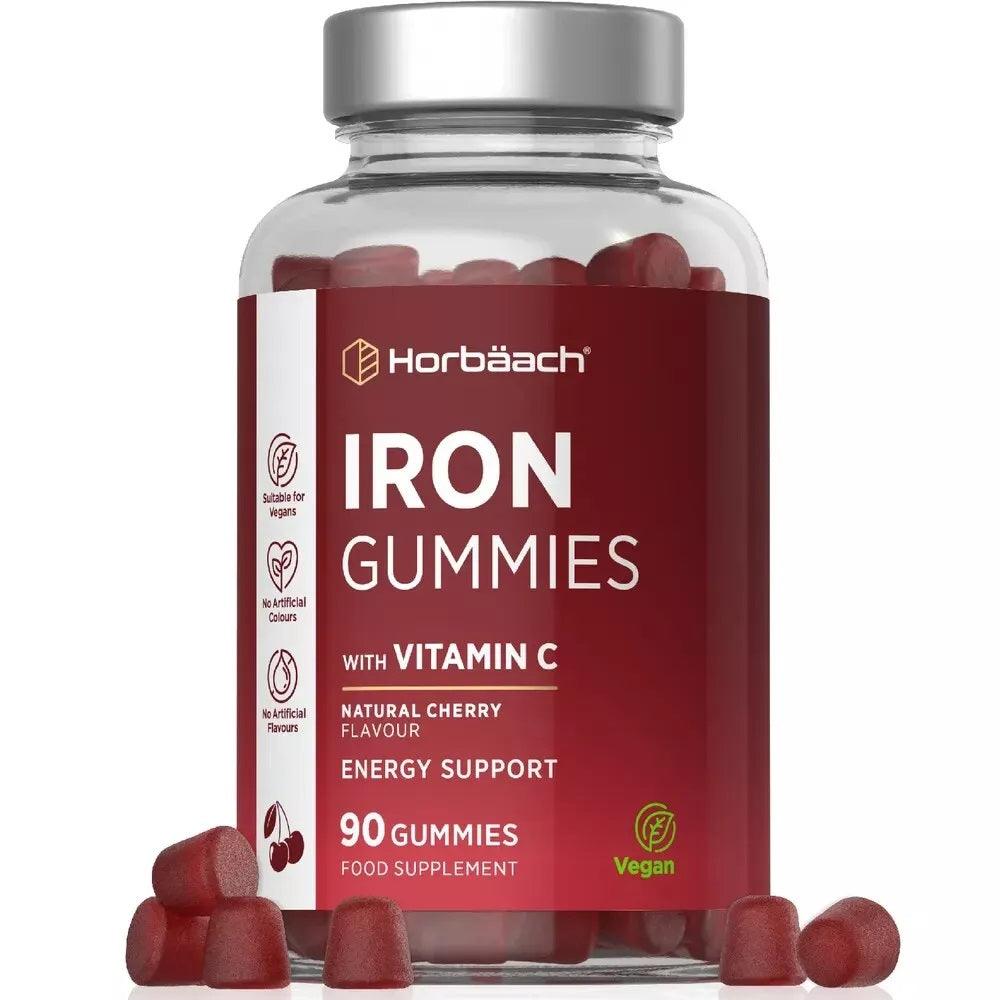 Iron 14 mg with Vitamin C | 90 Gummies