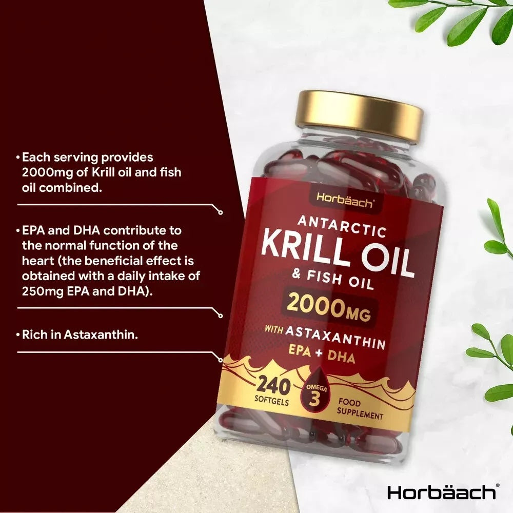 Antarctic Krill Oil 2000 mg | 240 Softgels