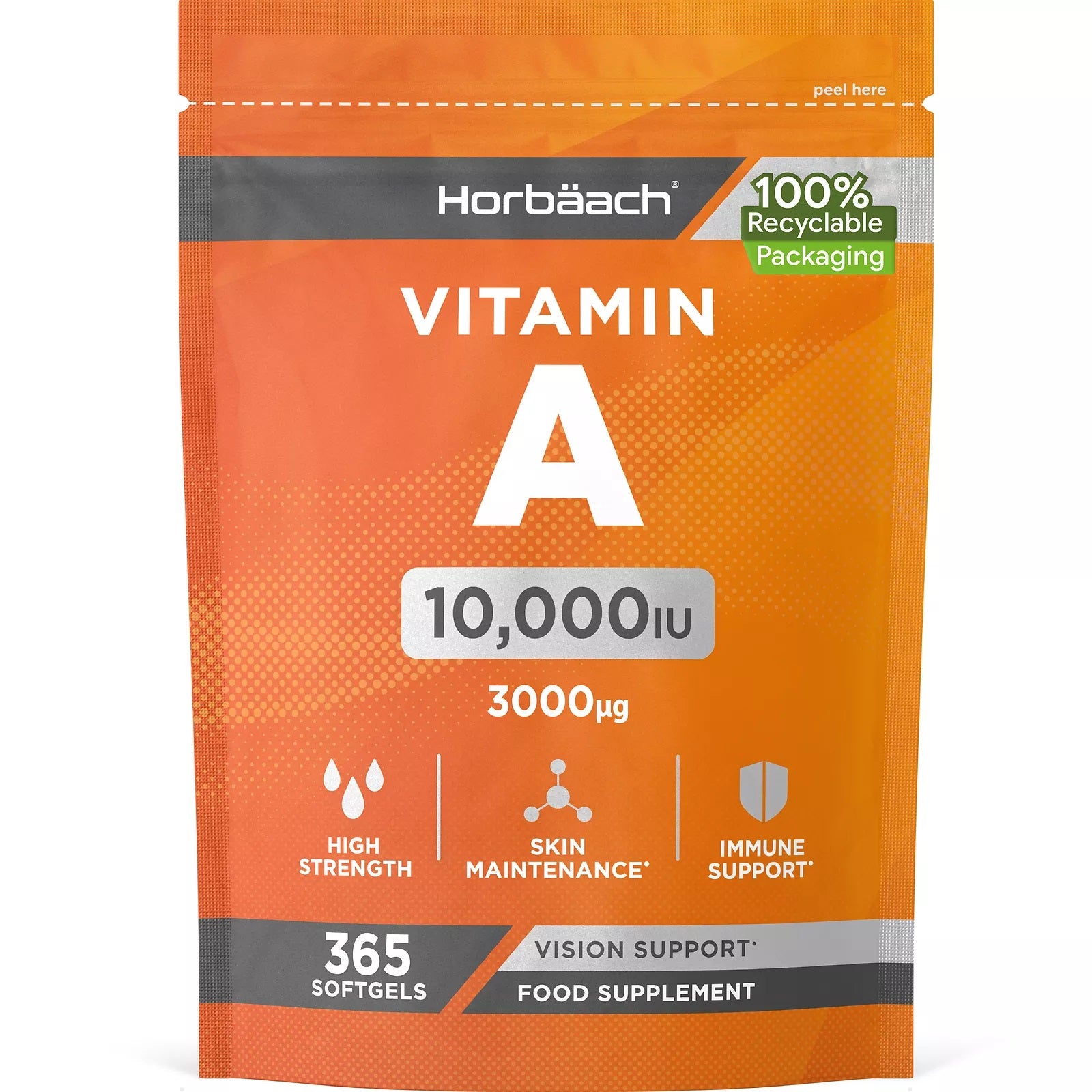 Vitamin A 10,000 IU | 365 Softgels