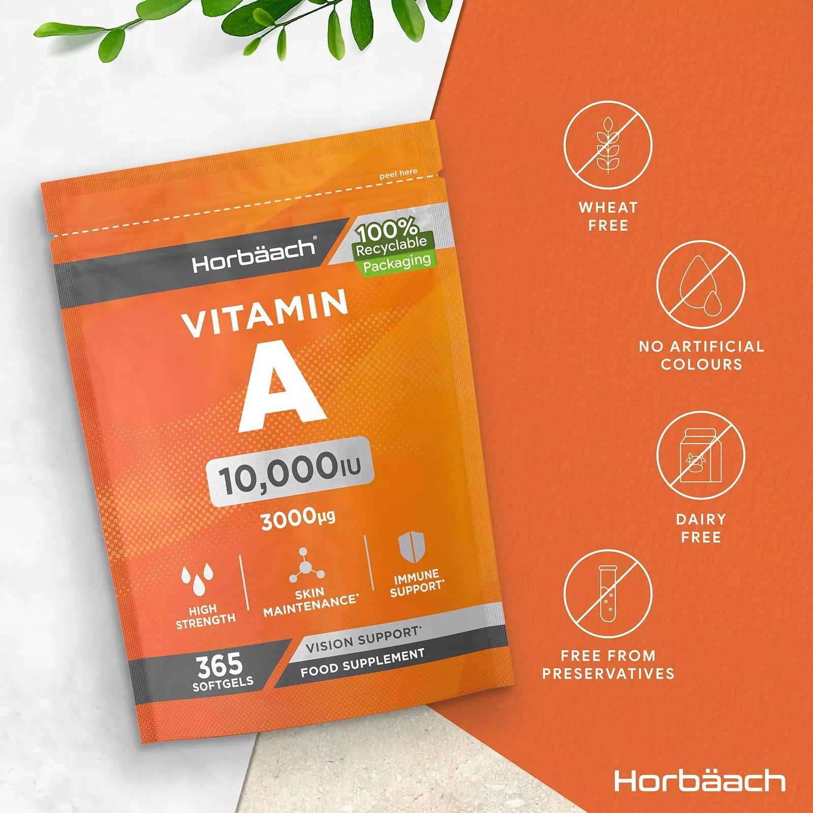 Vitamin A 10,000 IU | 365 Softgels