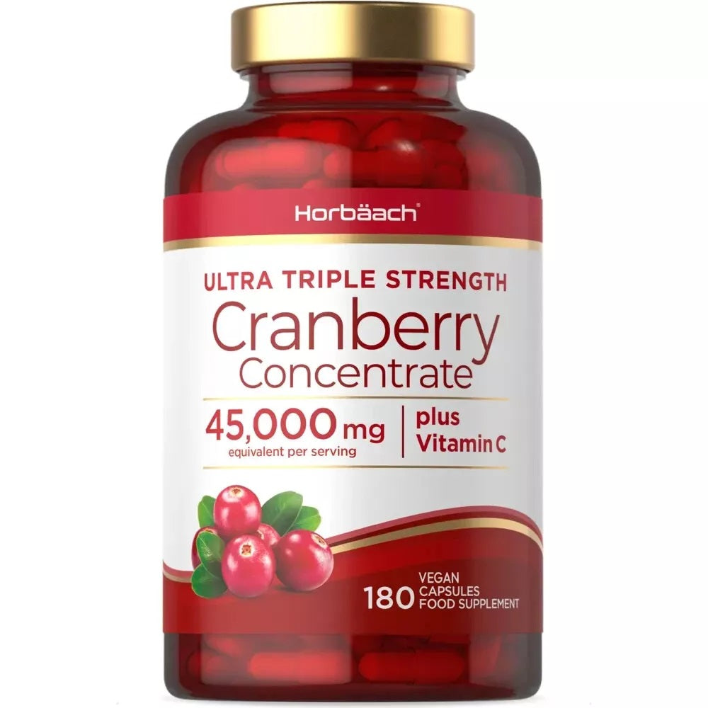 Cranberry 45,000 mg with Vitamin C | 180 Capsules