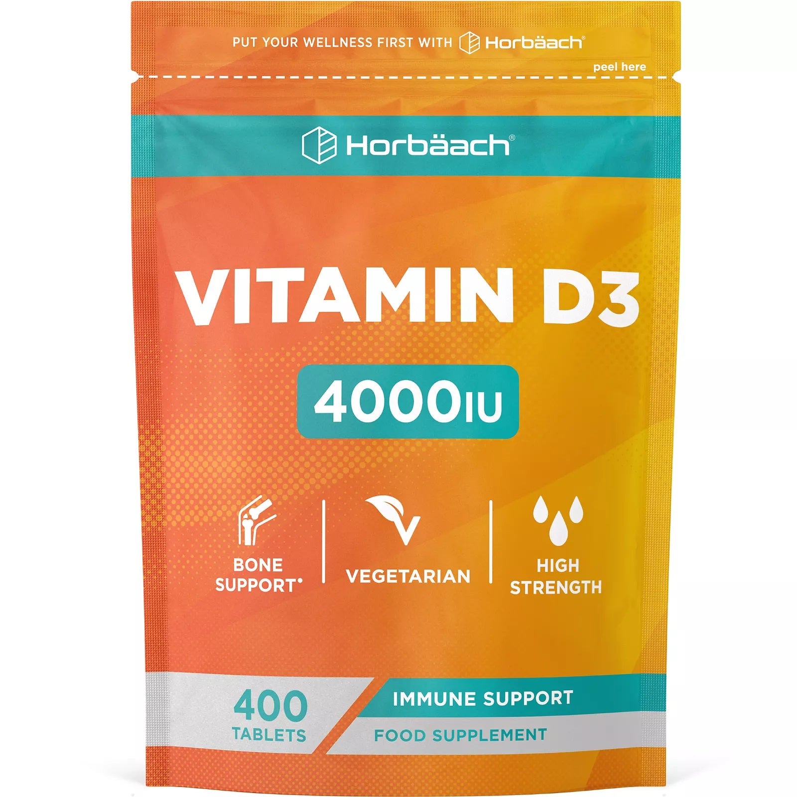 Vitamin D 4000 IU | 400 Tablets