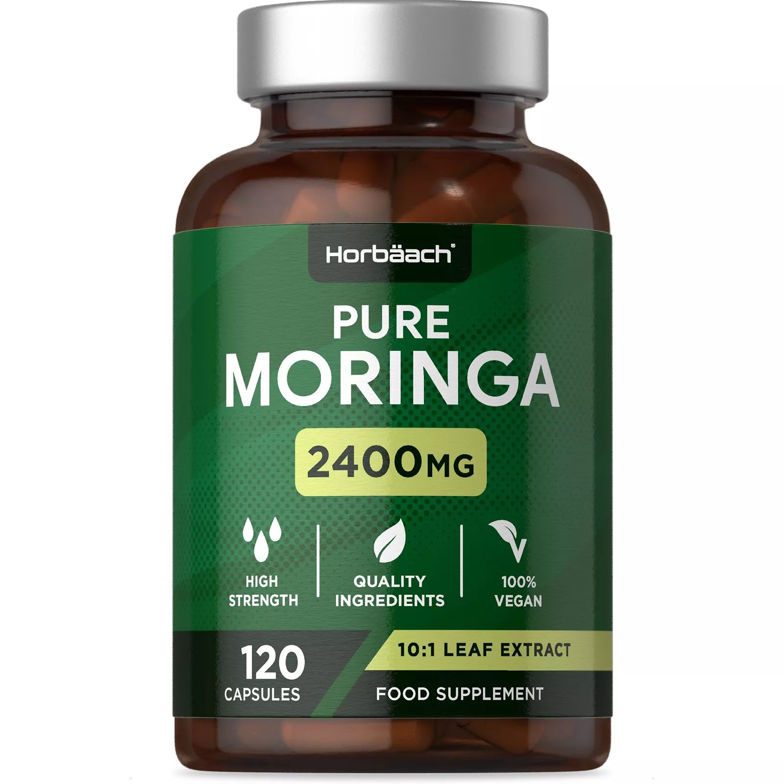 Moringa Oleifera 2400 mg | Organic | 120 Capsules