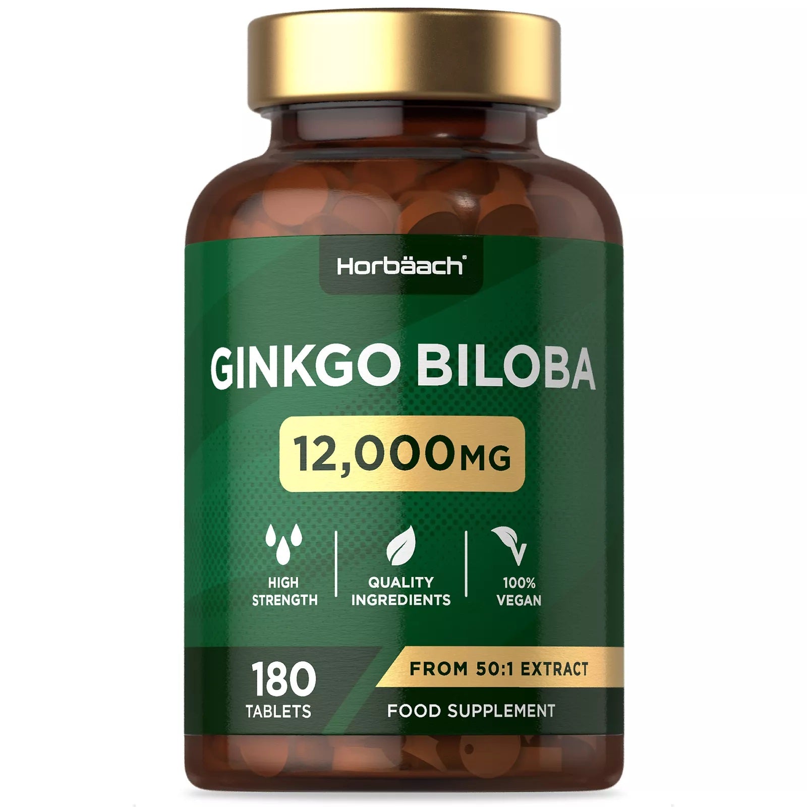 Ginkgo Biloba 12,000 mg | 180 Tablets