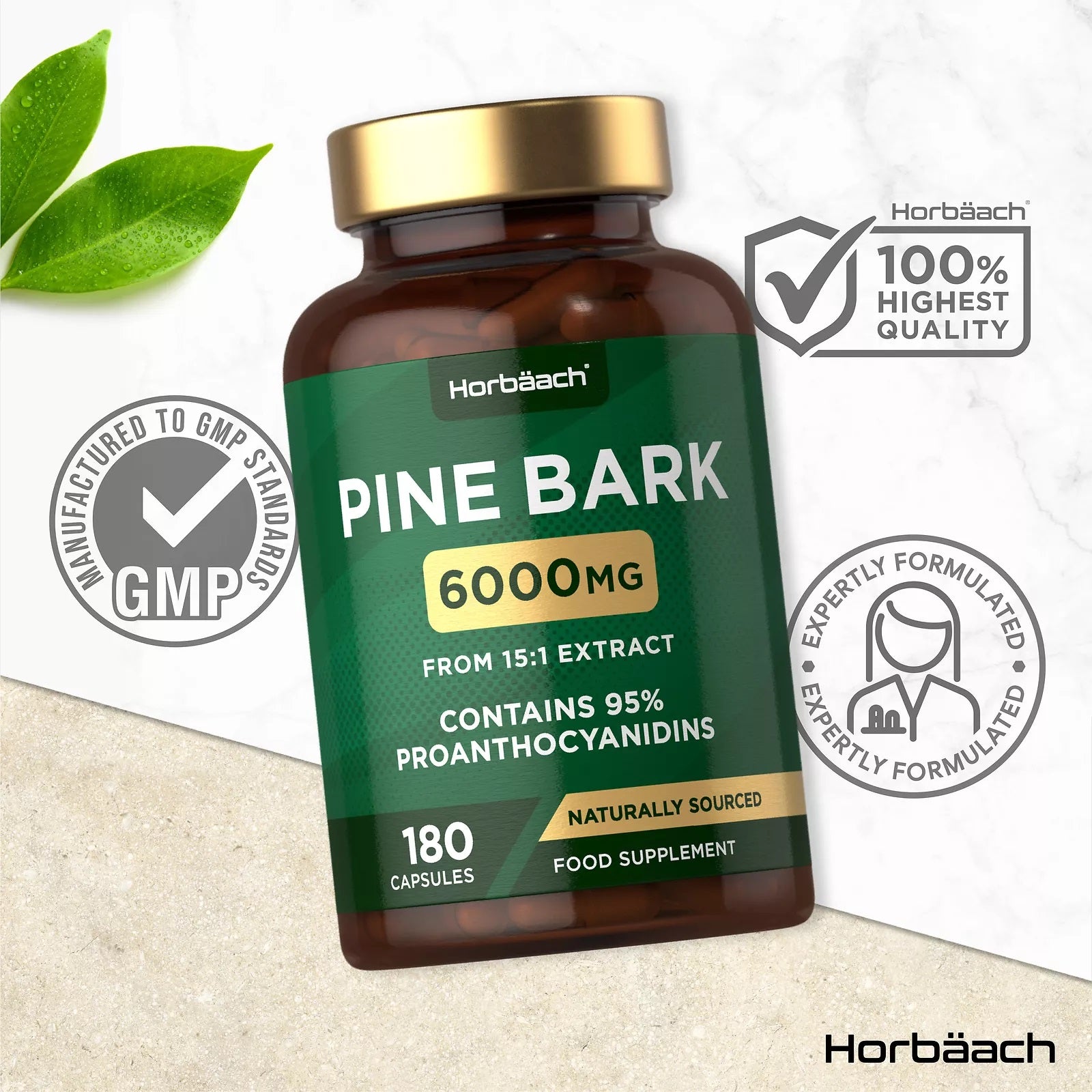 Pine Bark 6000 mg | 180 Capsules