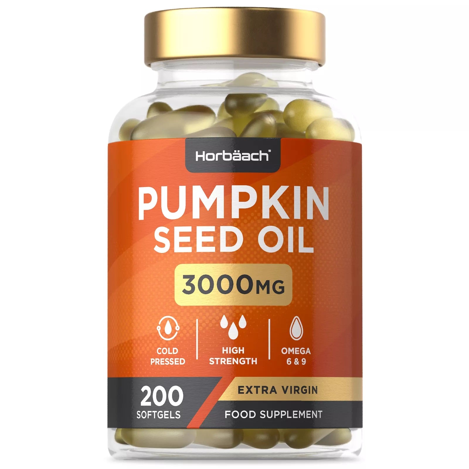 Pumpkin Seed Oil 3000 mg | 200 Softgels