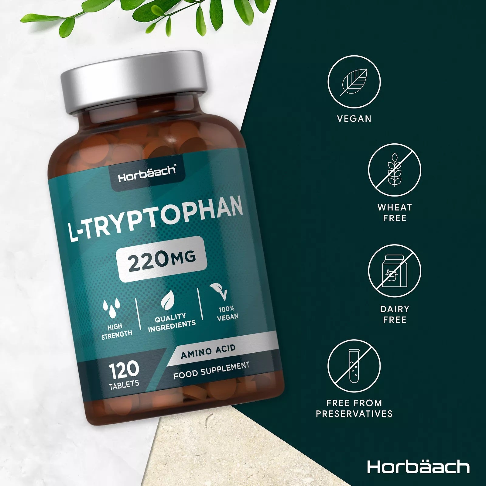 L-Tryptophan 220 mg | 90 Tablets