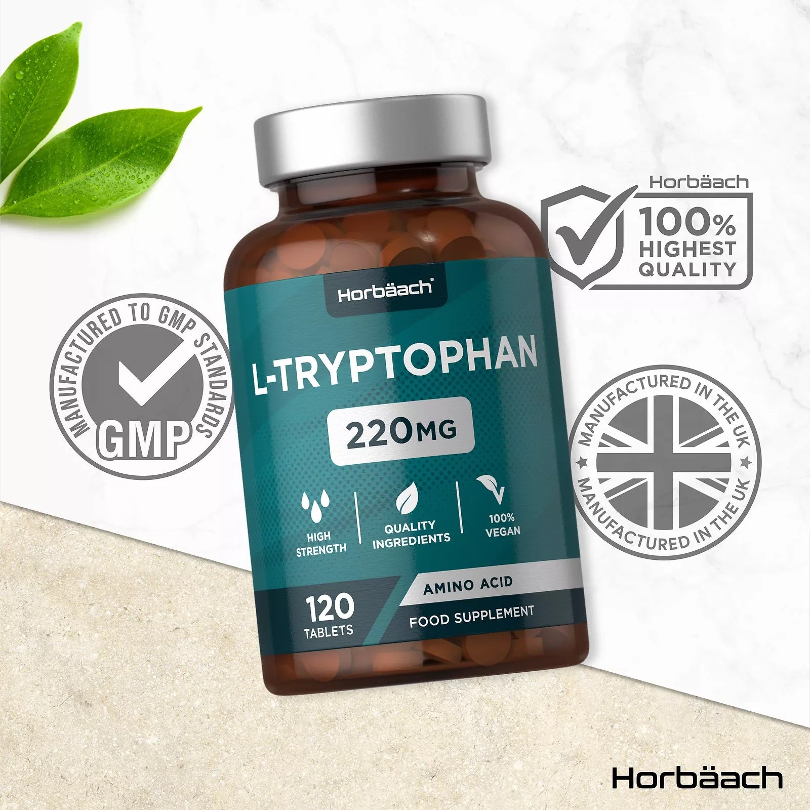 L-Tryptophan 220 mg | 90 Tablets