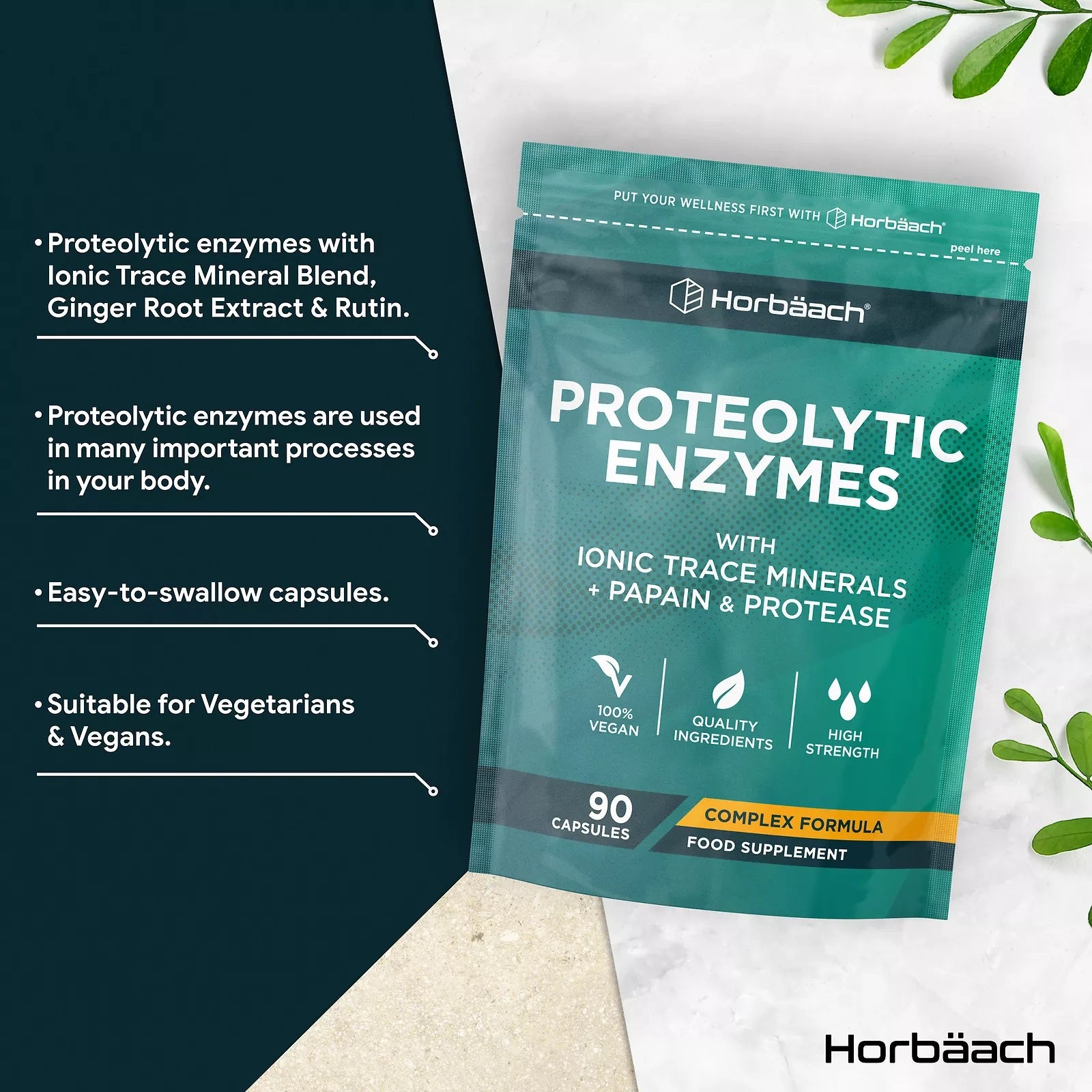 Proteolytic Enzymes Complex | 90 Capsules