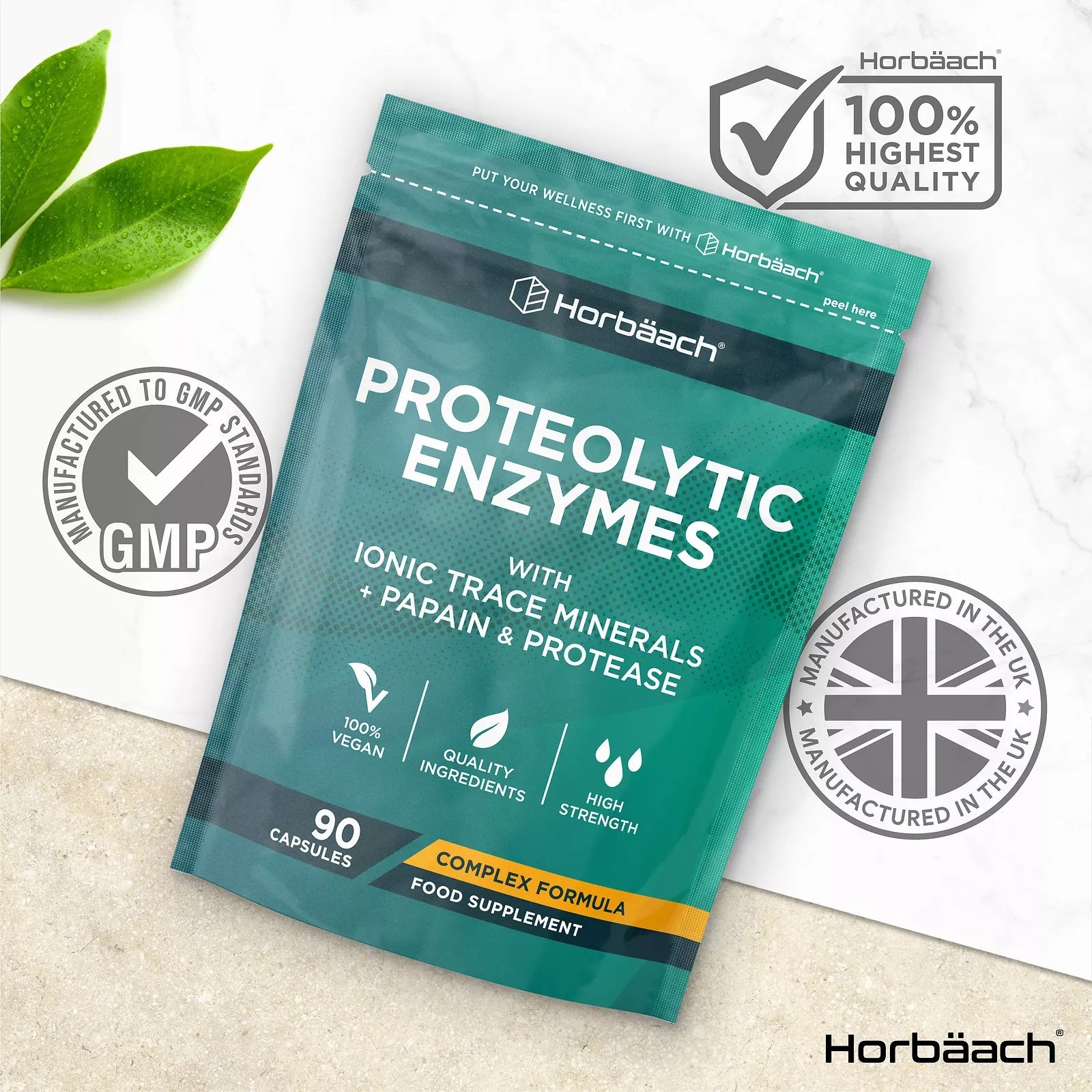 Proteolytic Enzymes Complex | 90 Capsules