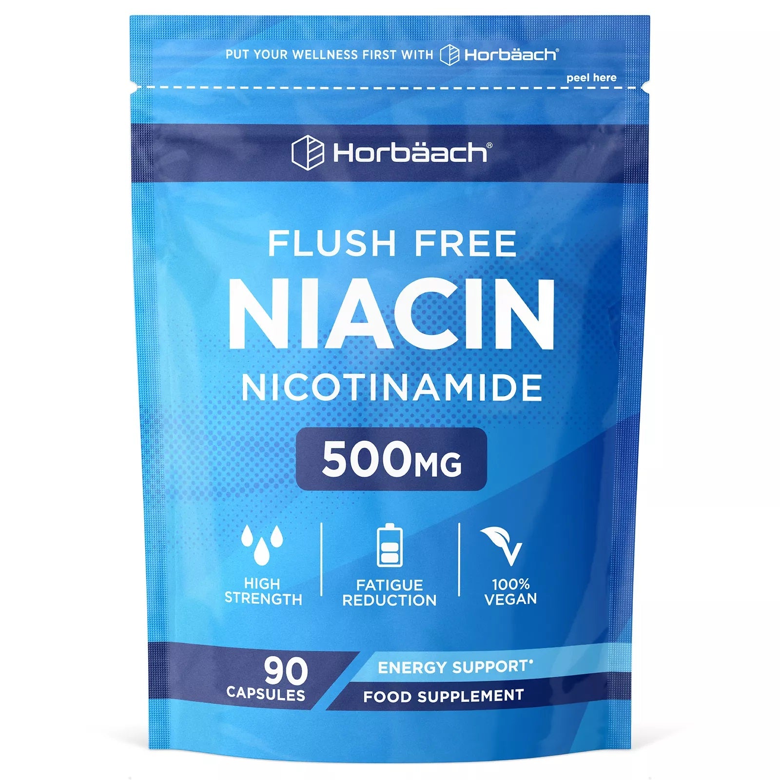 Vitamin B3 Niacin 500 mg | 90 Capsules