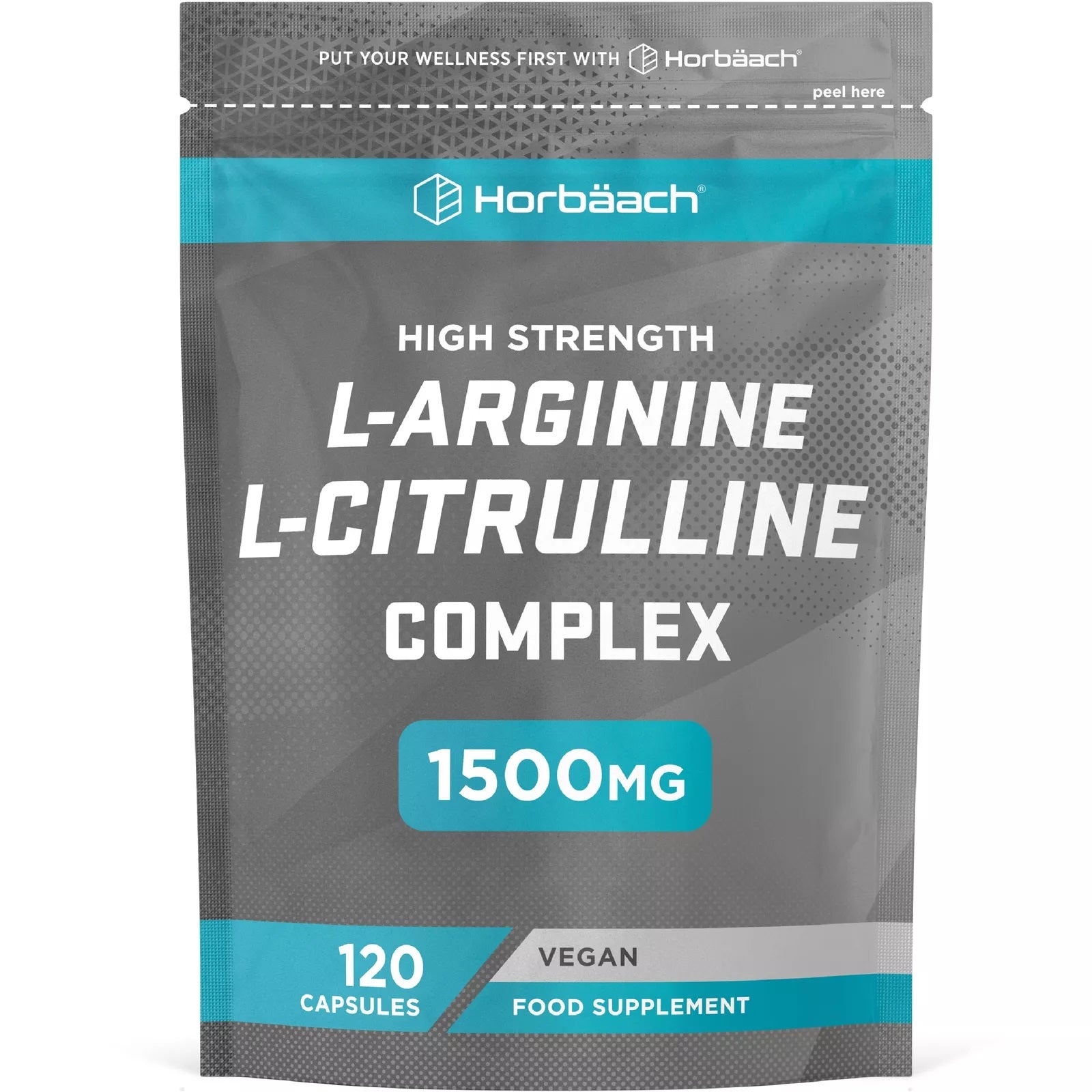 L-Arginine and L-Citrulline 1500 mg | 120 Capsules