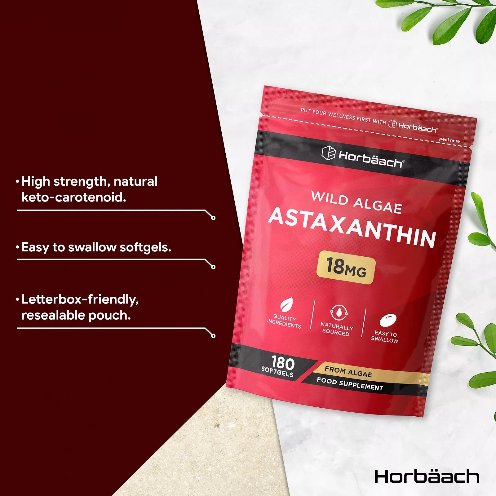 Astaxanthin 18 mg | 180 Softgels