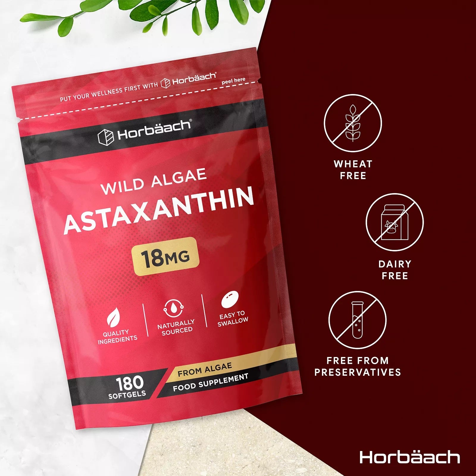 Astaxanthin 18 mg | 180 Softgels