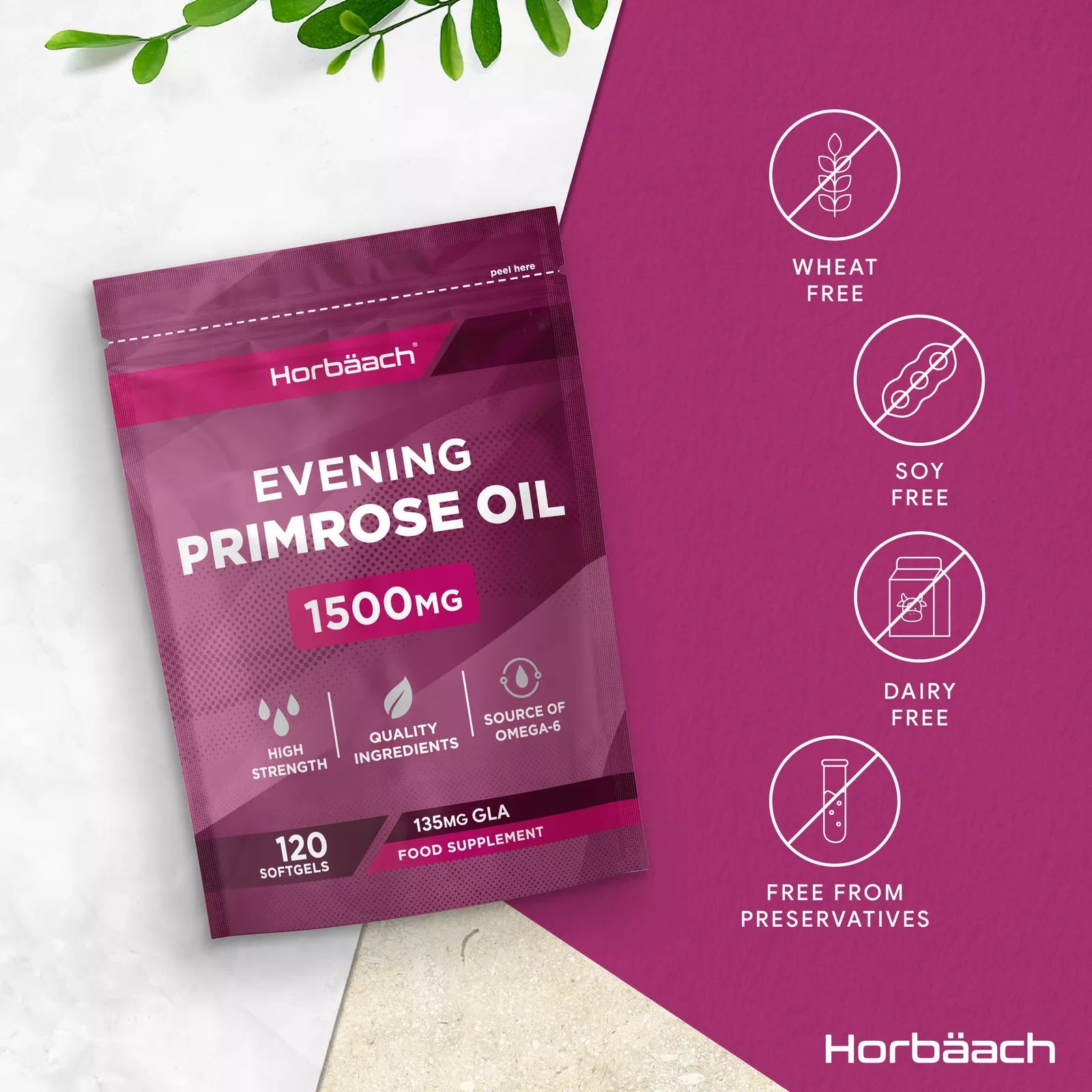 Evening Primrose Oil 1500 mg | 120 Softgels