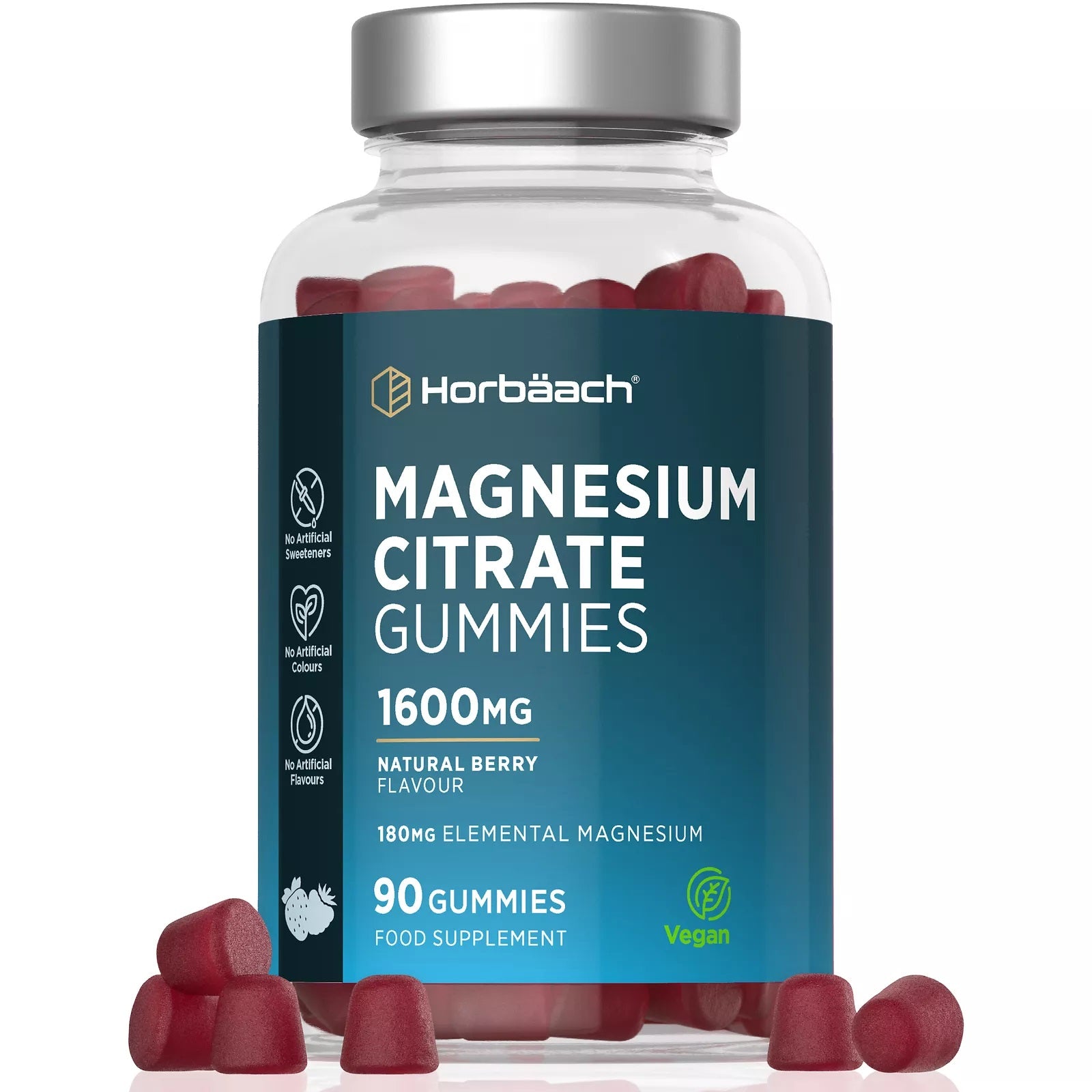 Magnesium Citrate 1600 mg | 90 Gummies 