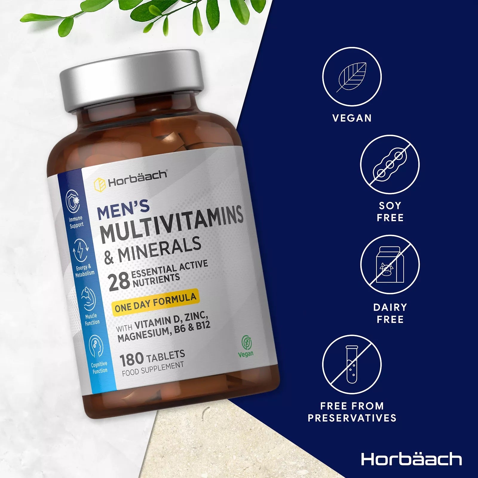 Multivitamins and Minerals for Men | 180 Tablets