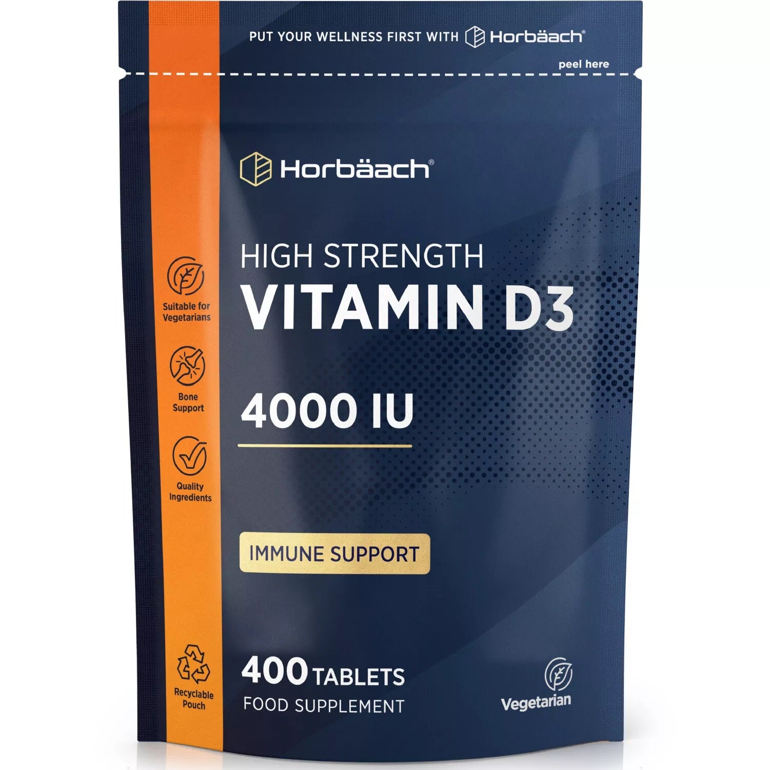 Vitamin D 4000 IU | 400 Tablets