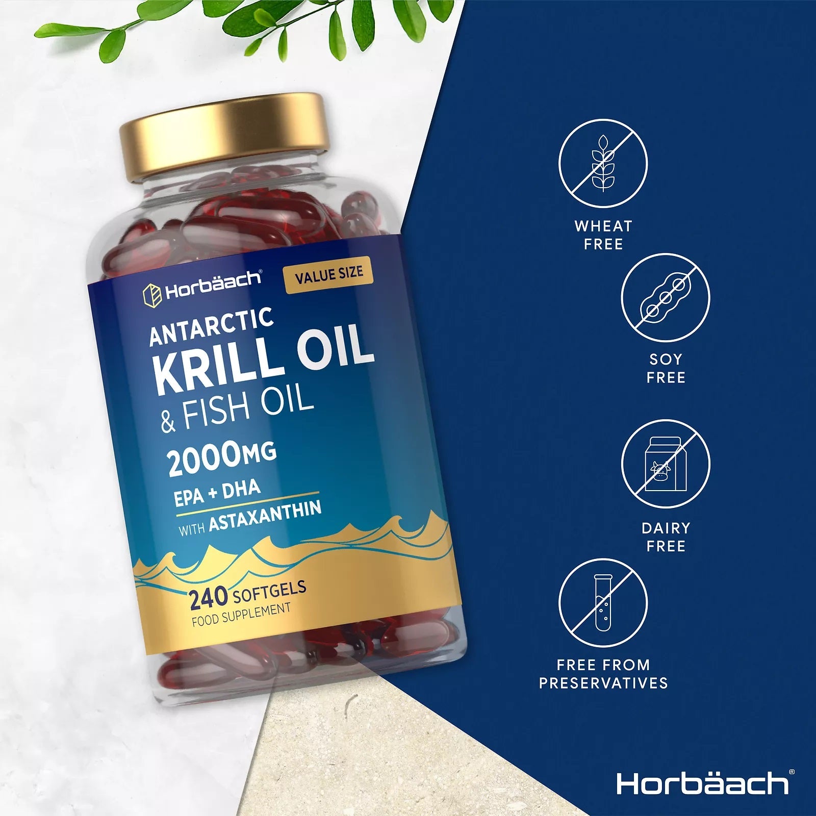 Antarctic Krill Oil 2000 mg | 240 Softgels