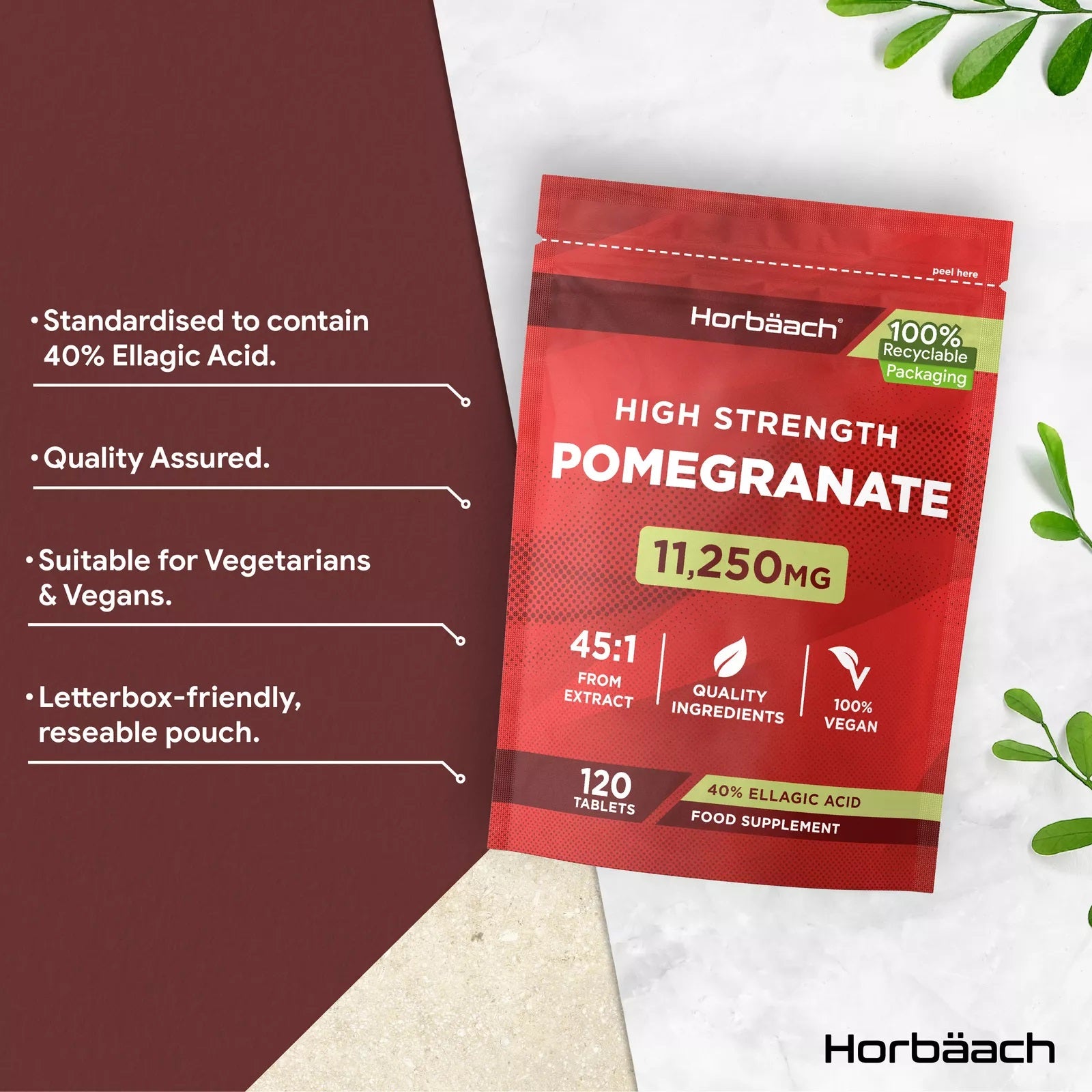 Pomegranate 11250 mg | 120 Tablets