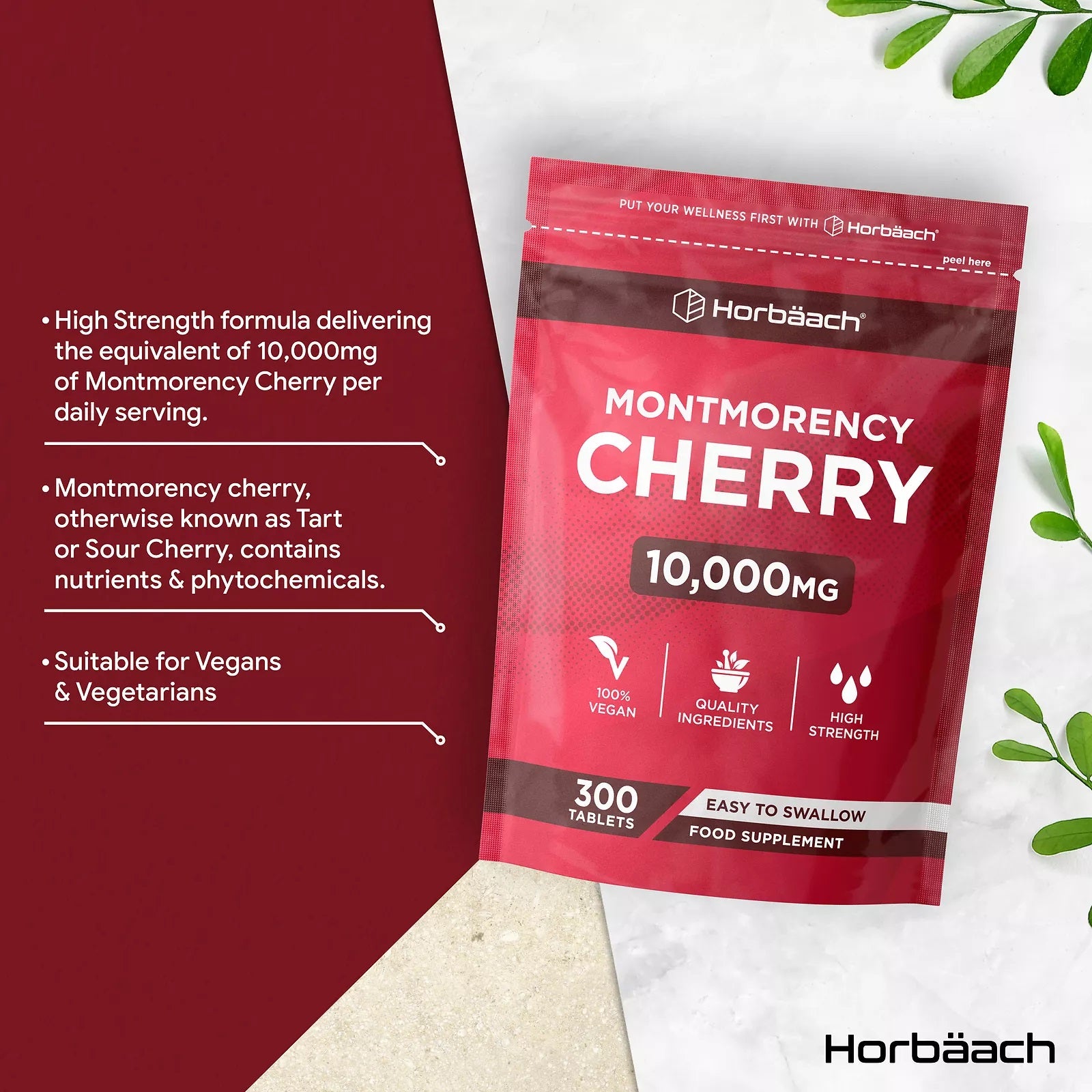 Montmorency Cherry 10,000 mg | 180 Tablets