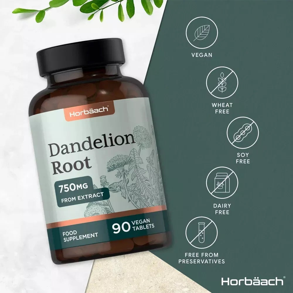 Dandelion Root 750 mg | 90 Tablets