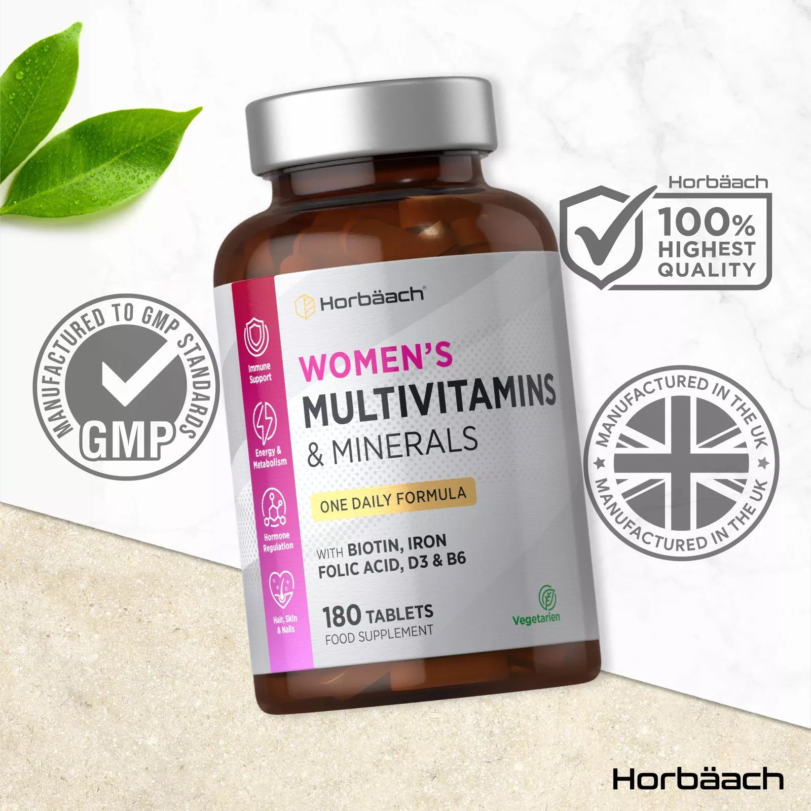 Multivitamins and Minerals for Women | 180 Tablets