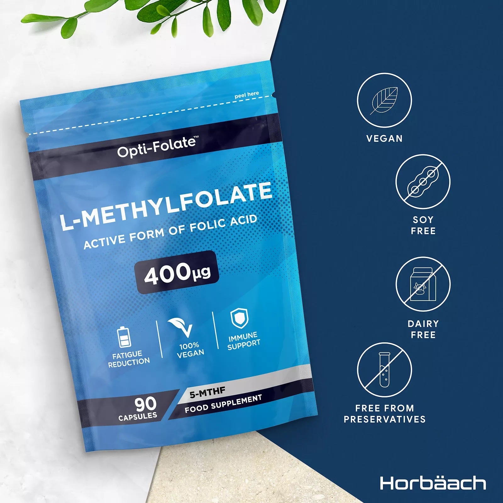 L-Methylfolate 400 ug | 90 Capsules