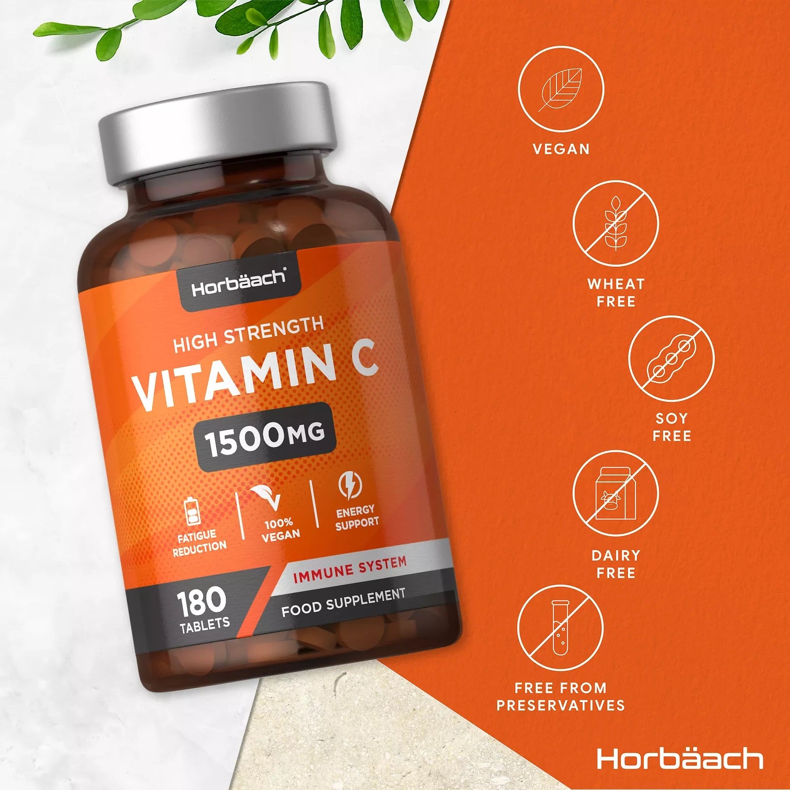 Vitamin C 1500 mg  | 180 Tablets