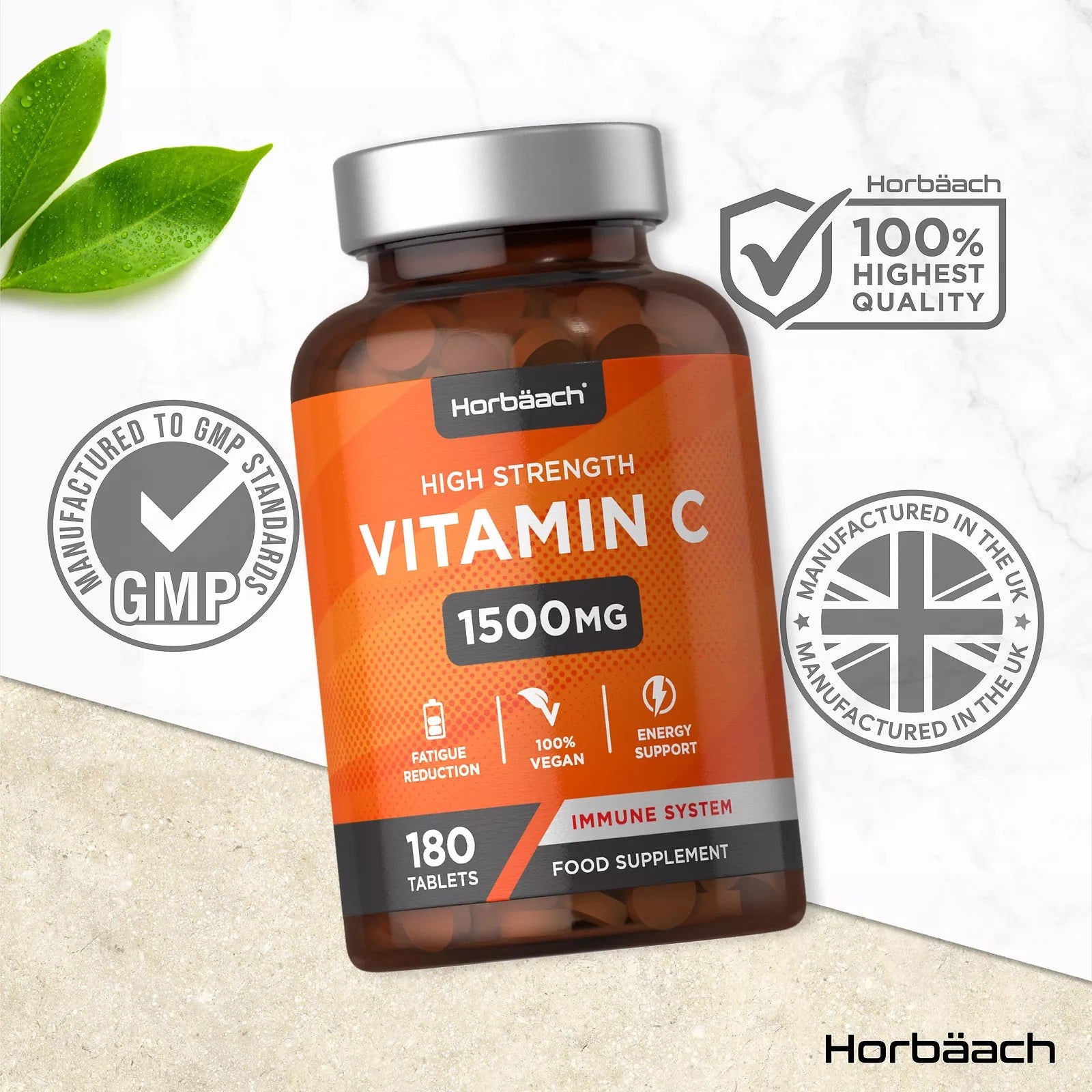 Vitamin C 1500 mg  | 180 Tablets