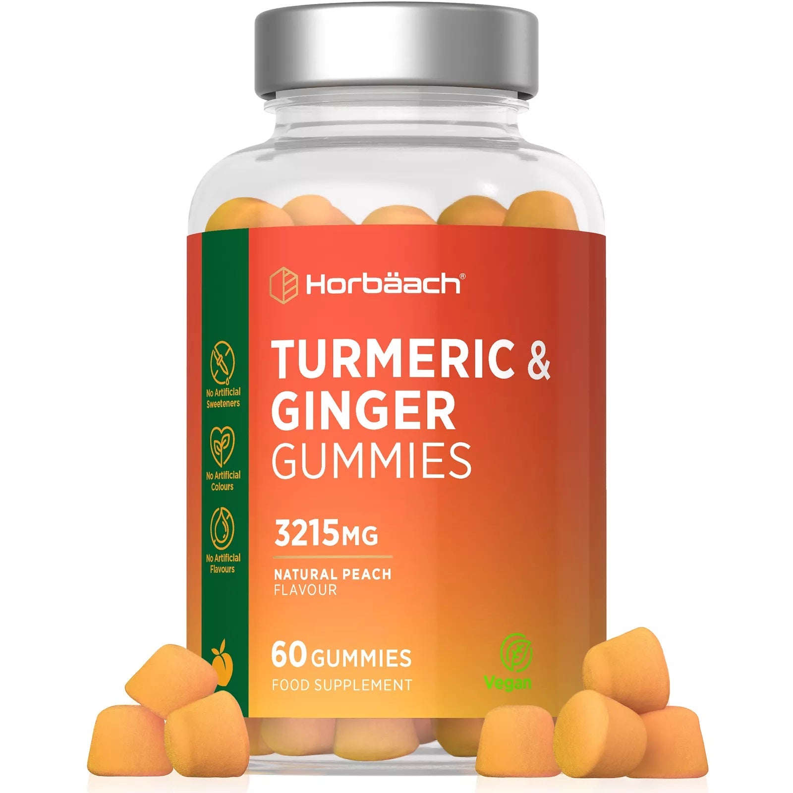 Turmeric and Ginger 3215 mg | 60 Gummies