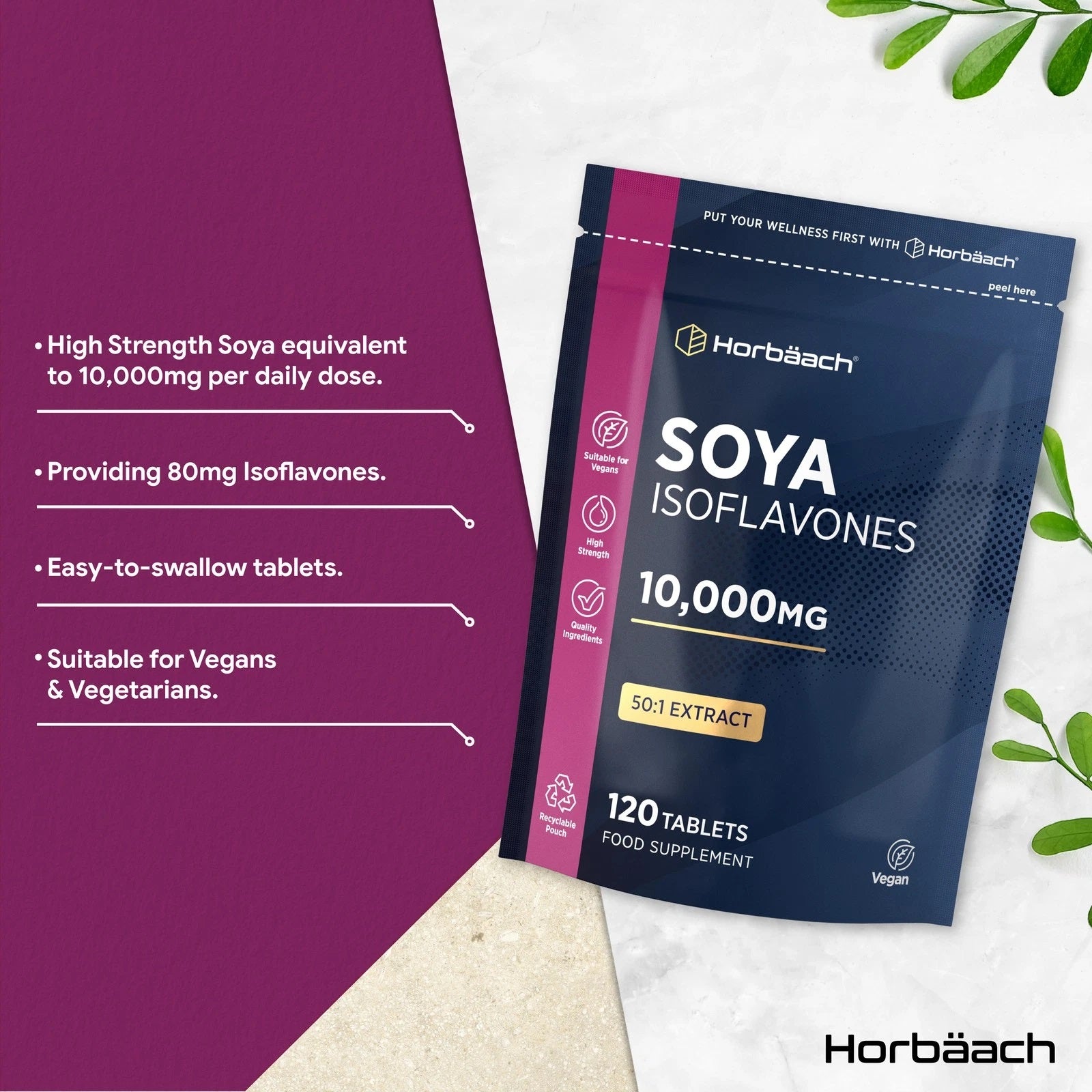 Soya Isoflavonones 10,000 mg | 120 Tablets