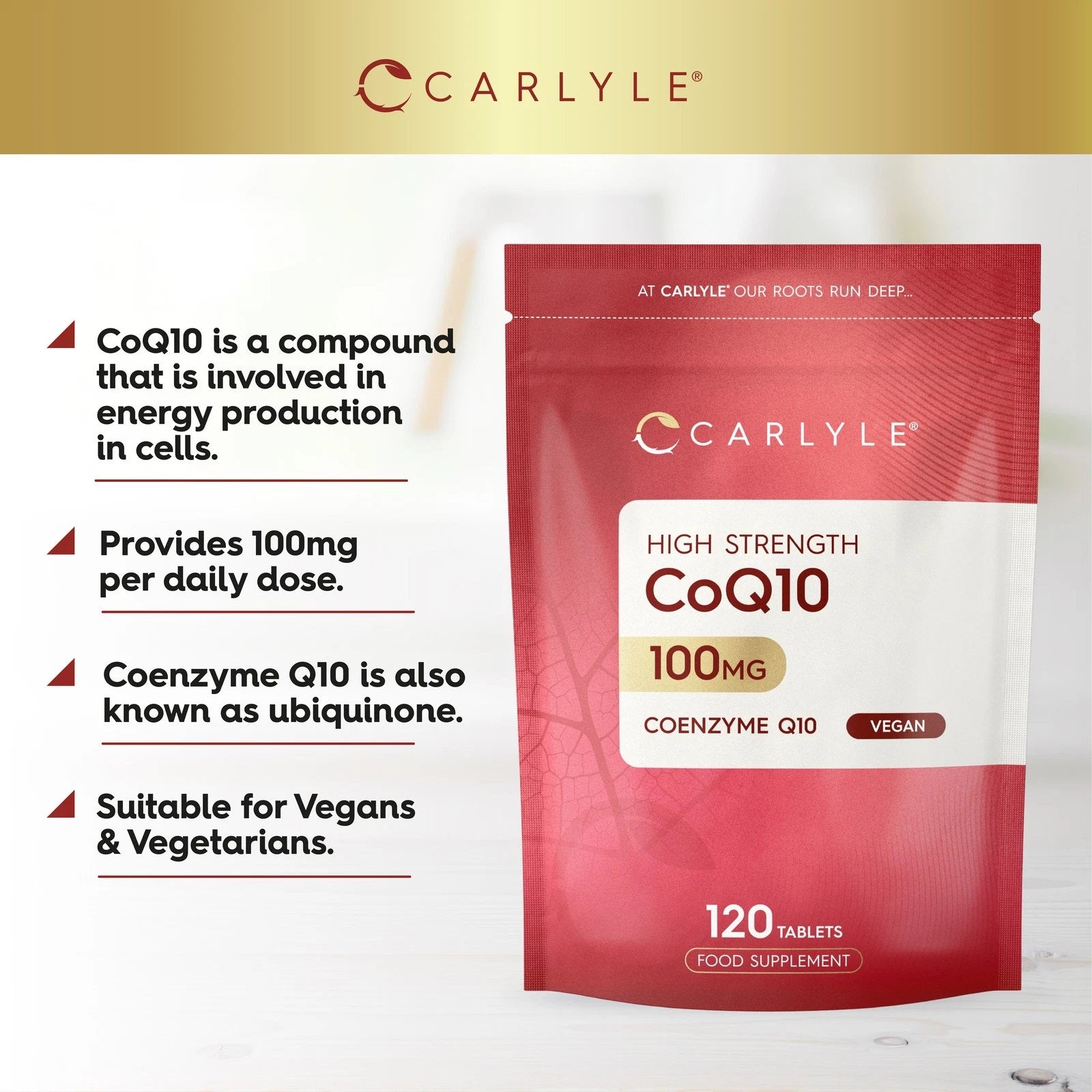 CoQ10 100 mg | 120 Tablets