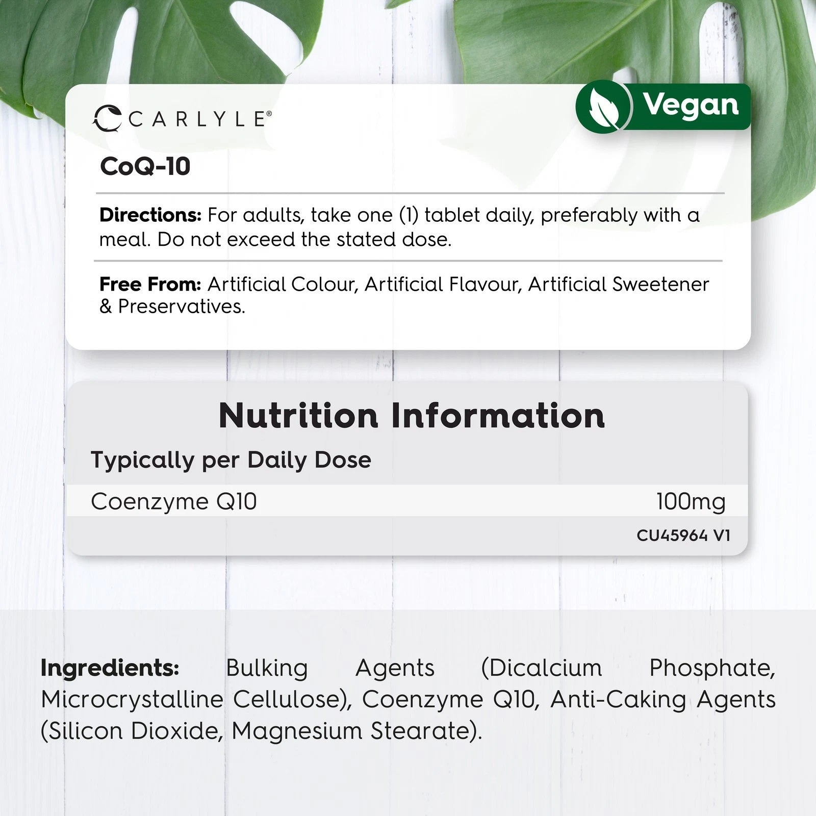 CoQ10 100 mg | 120 Tablets