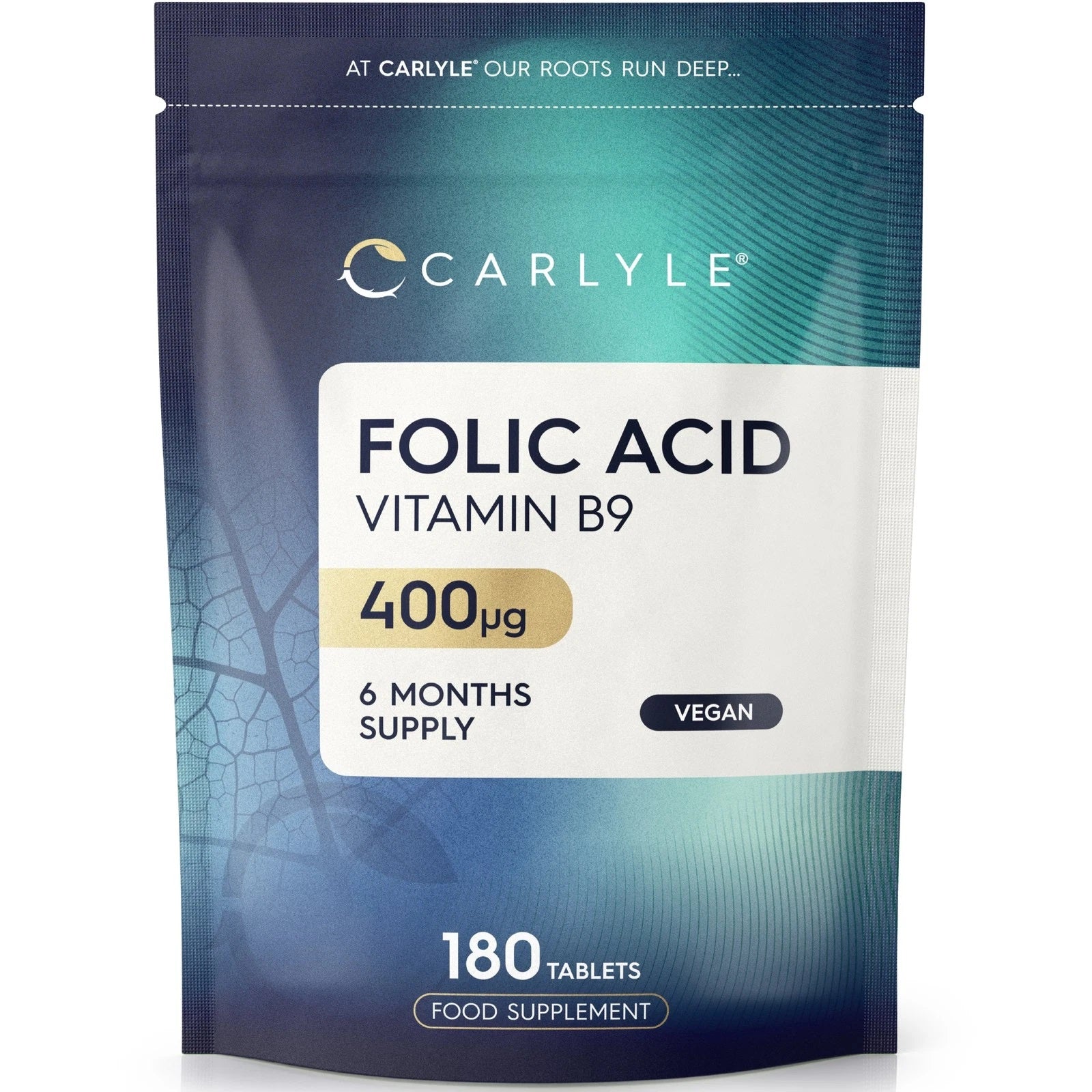 Folic Acid 400 ug | 180 Tablets