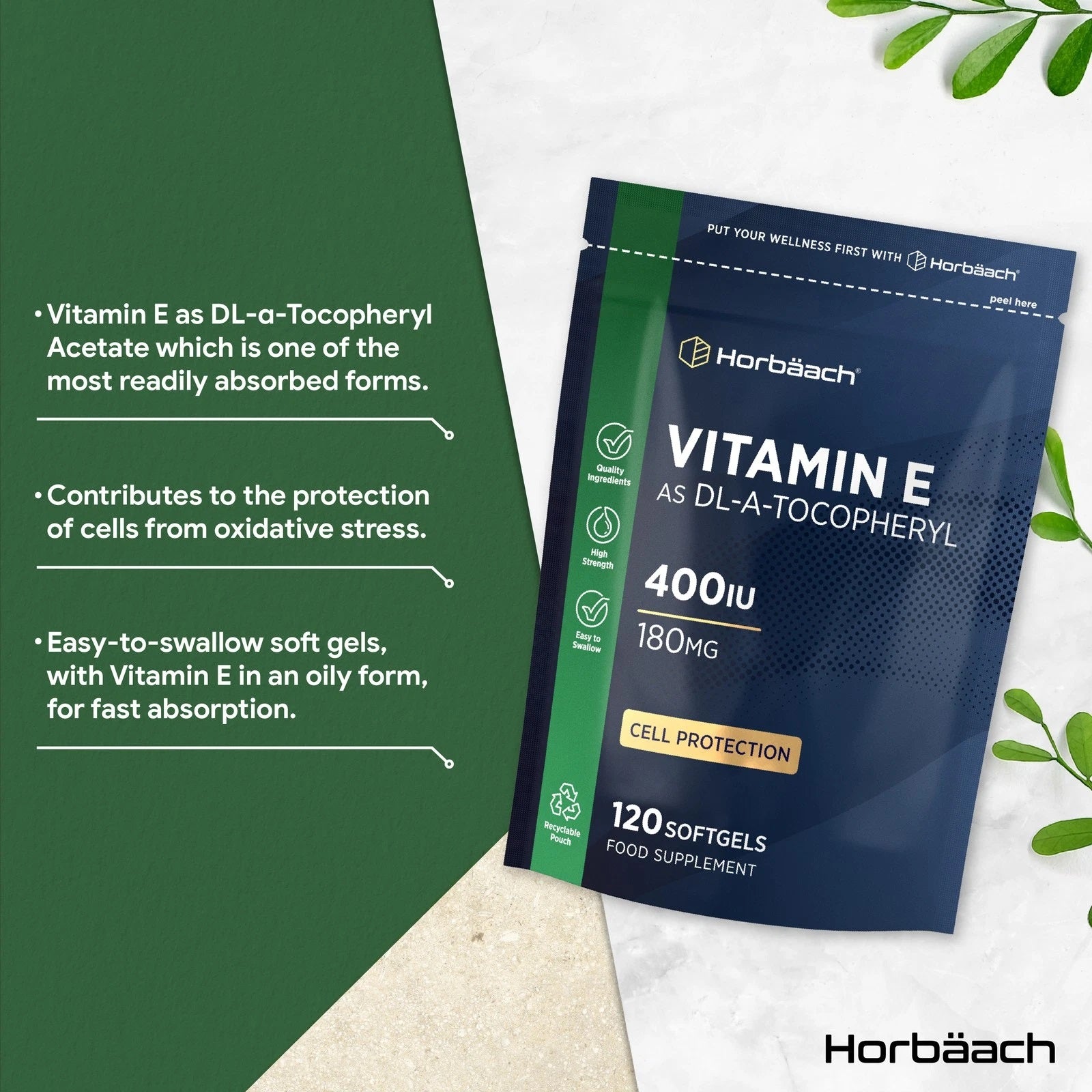 Vitamin E 400 IU | 180 Softgels