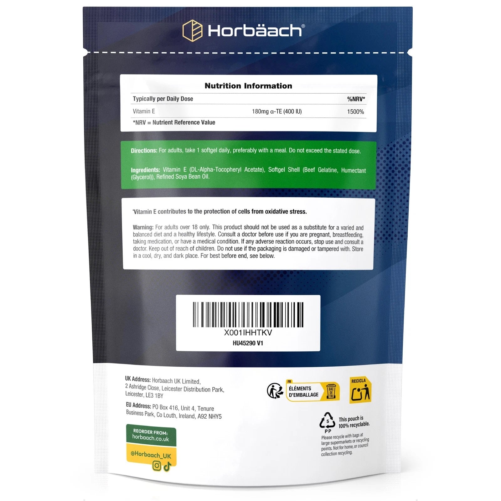 Vitamin E 400 IU | 180 Softgels