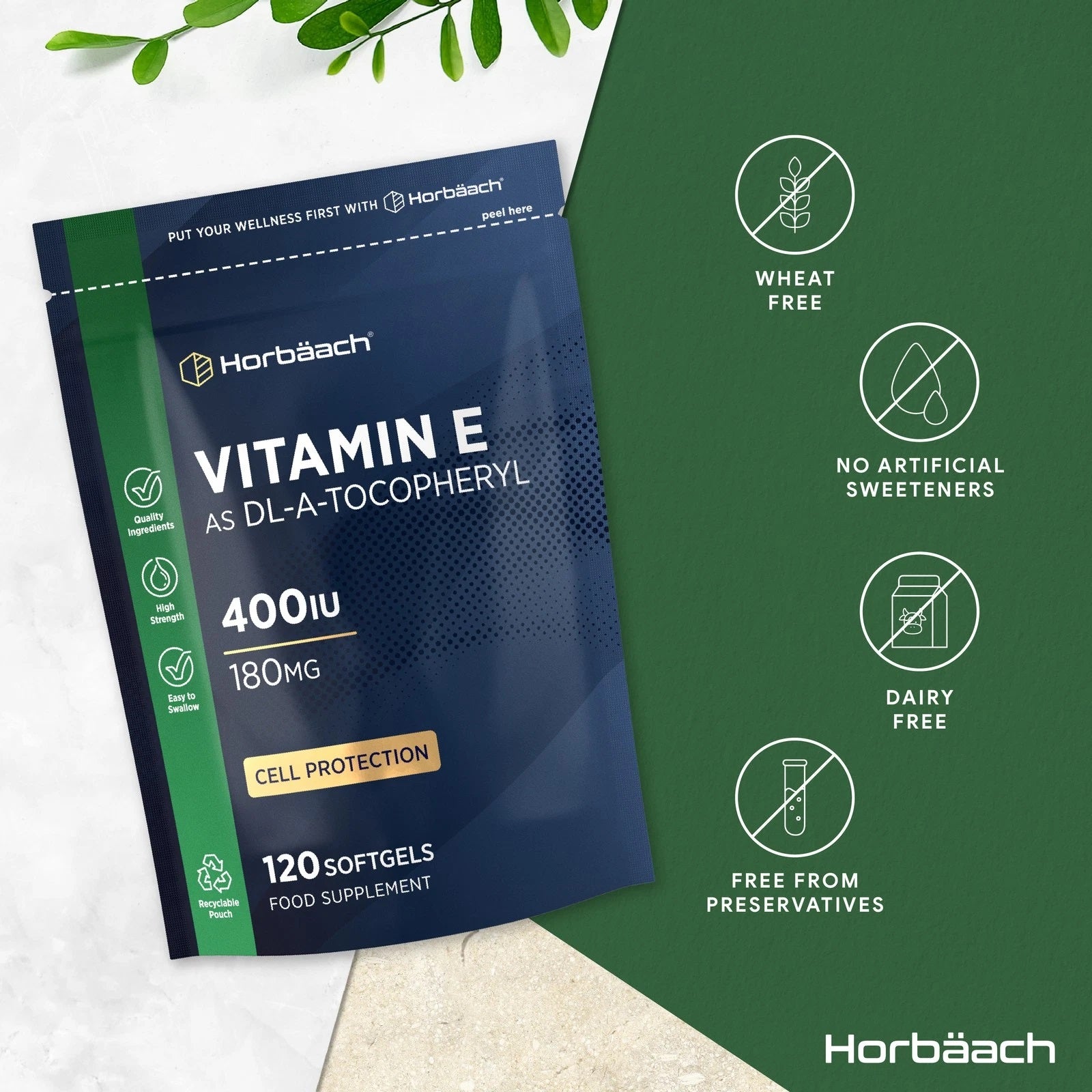 Vitamin E 400 IU | 180 Softgels